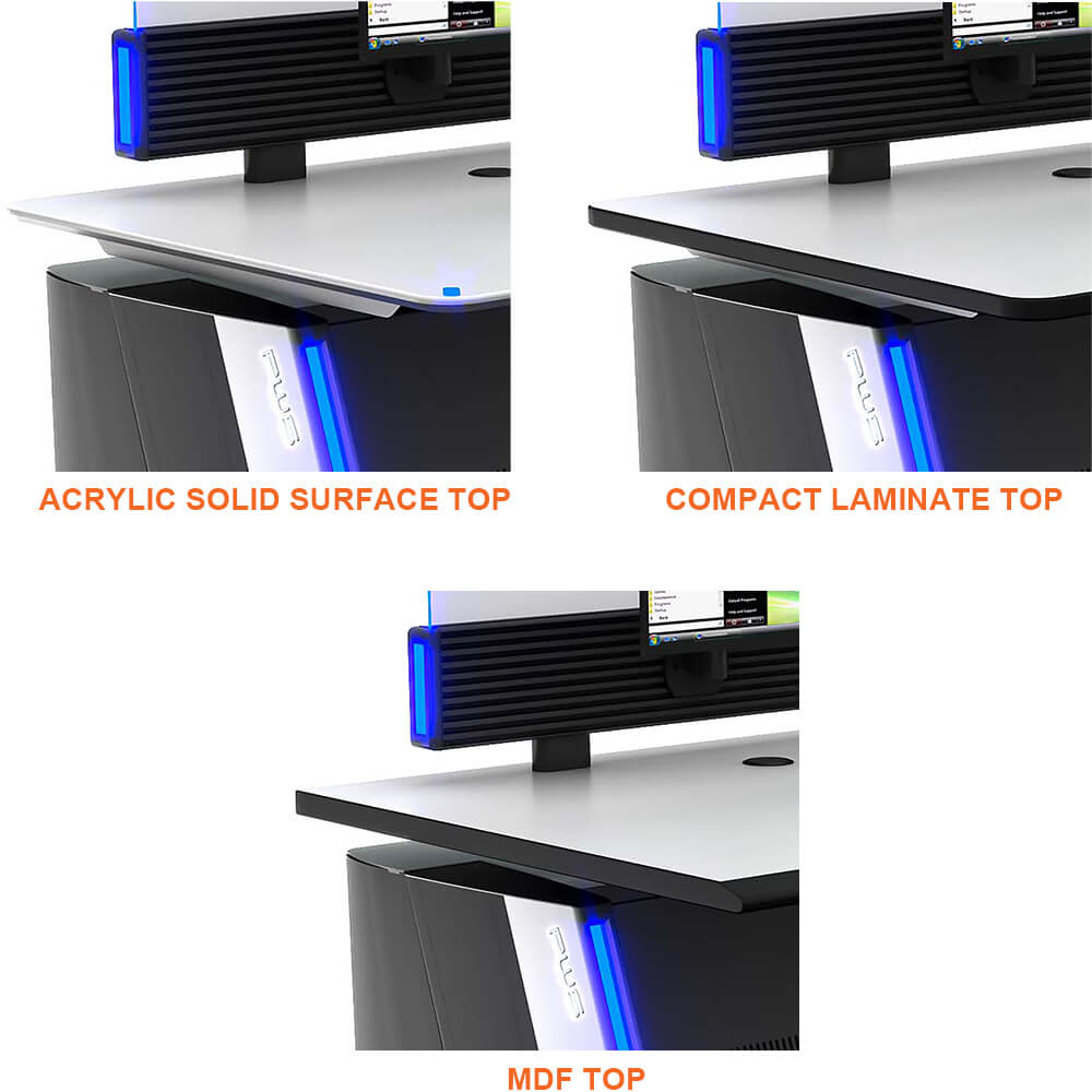 Control console xz worksurface finishes