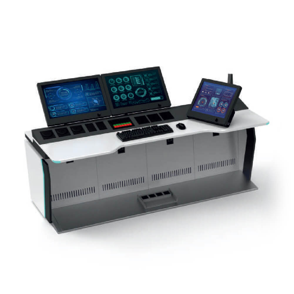 Air trafic control station angle