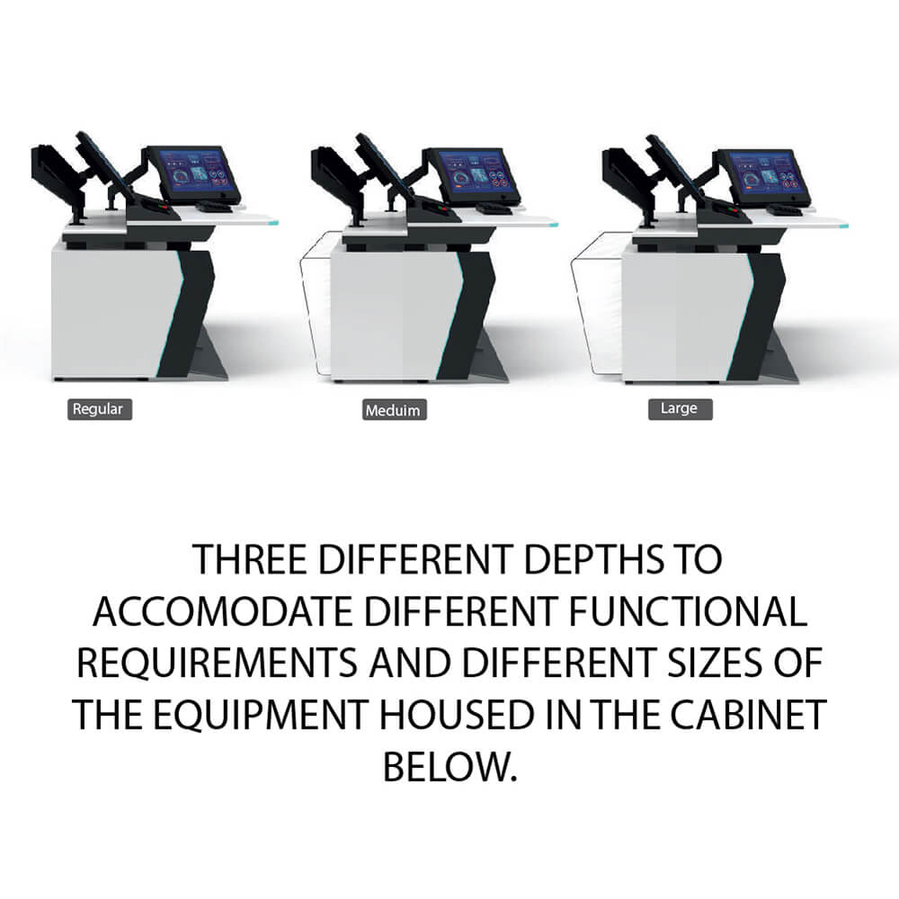 Air trafic control station depths