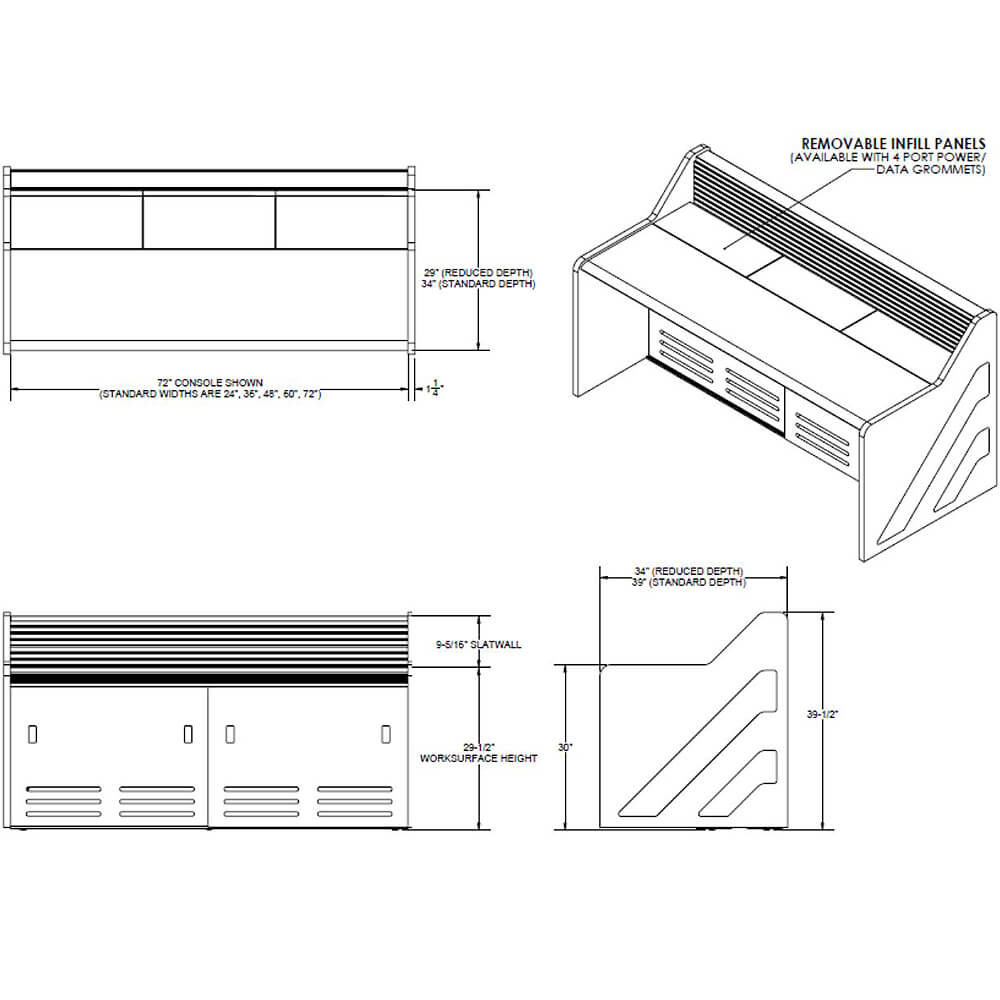 Control console custom dimensions 02