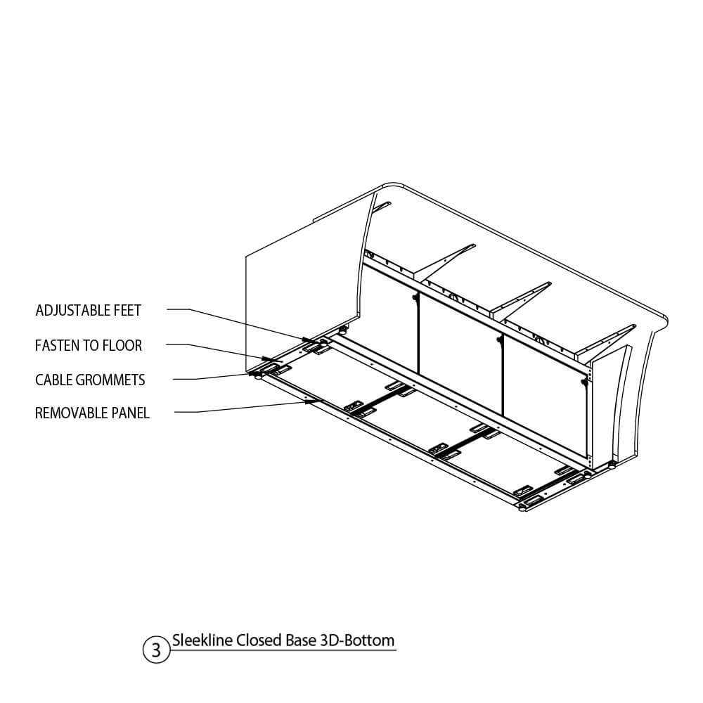 Sleekline control console closed based features 03