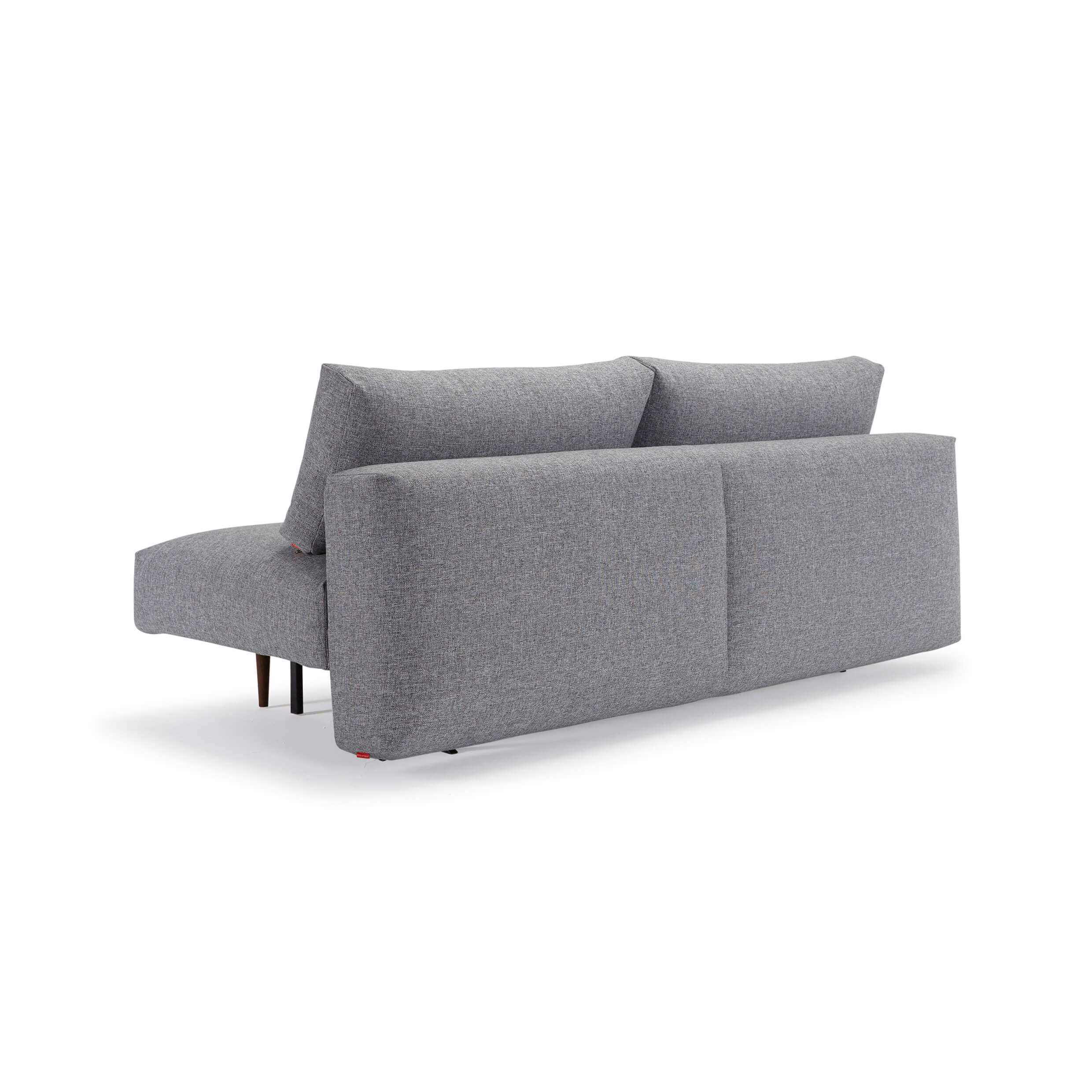 Convertible sleeper sofa rear view