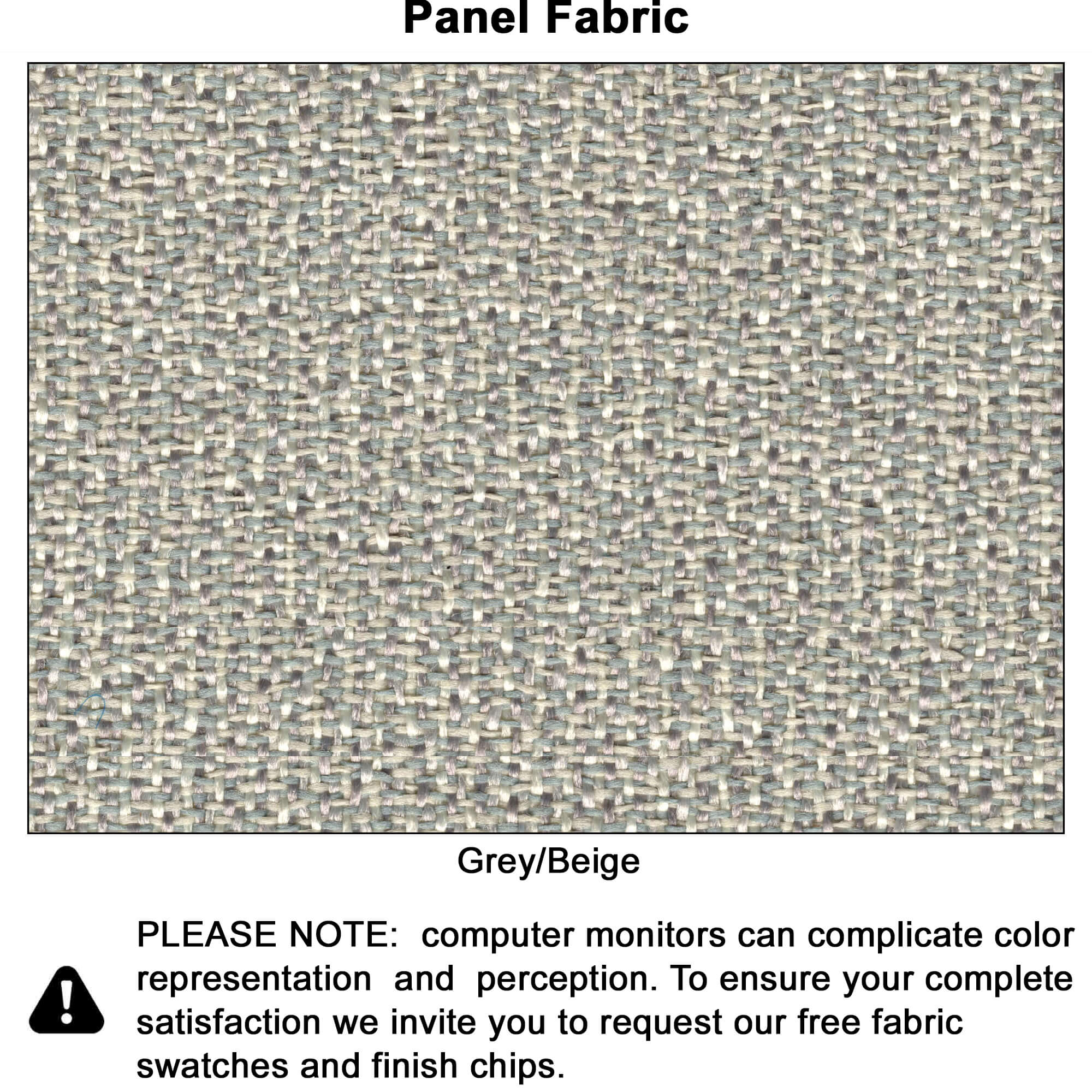 Cubicle desk fabric disclaimer
