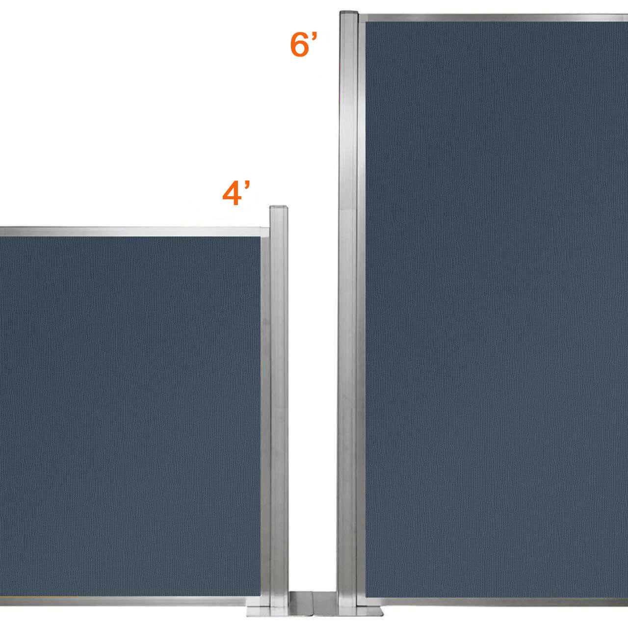Modular panels post heights 1