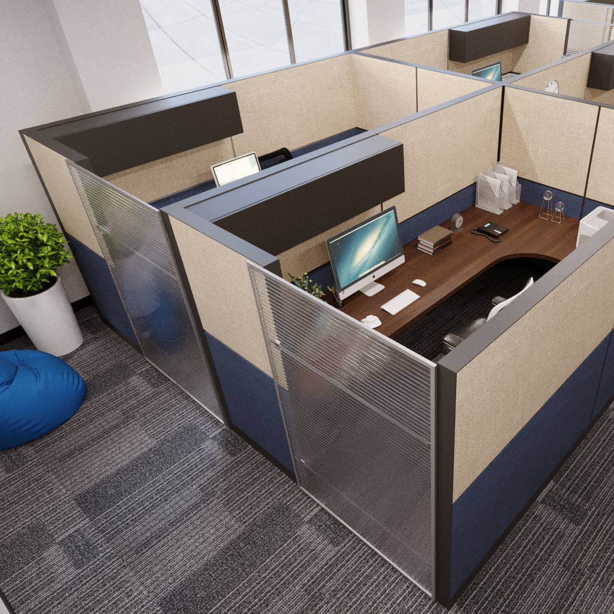 Cubicle door