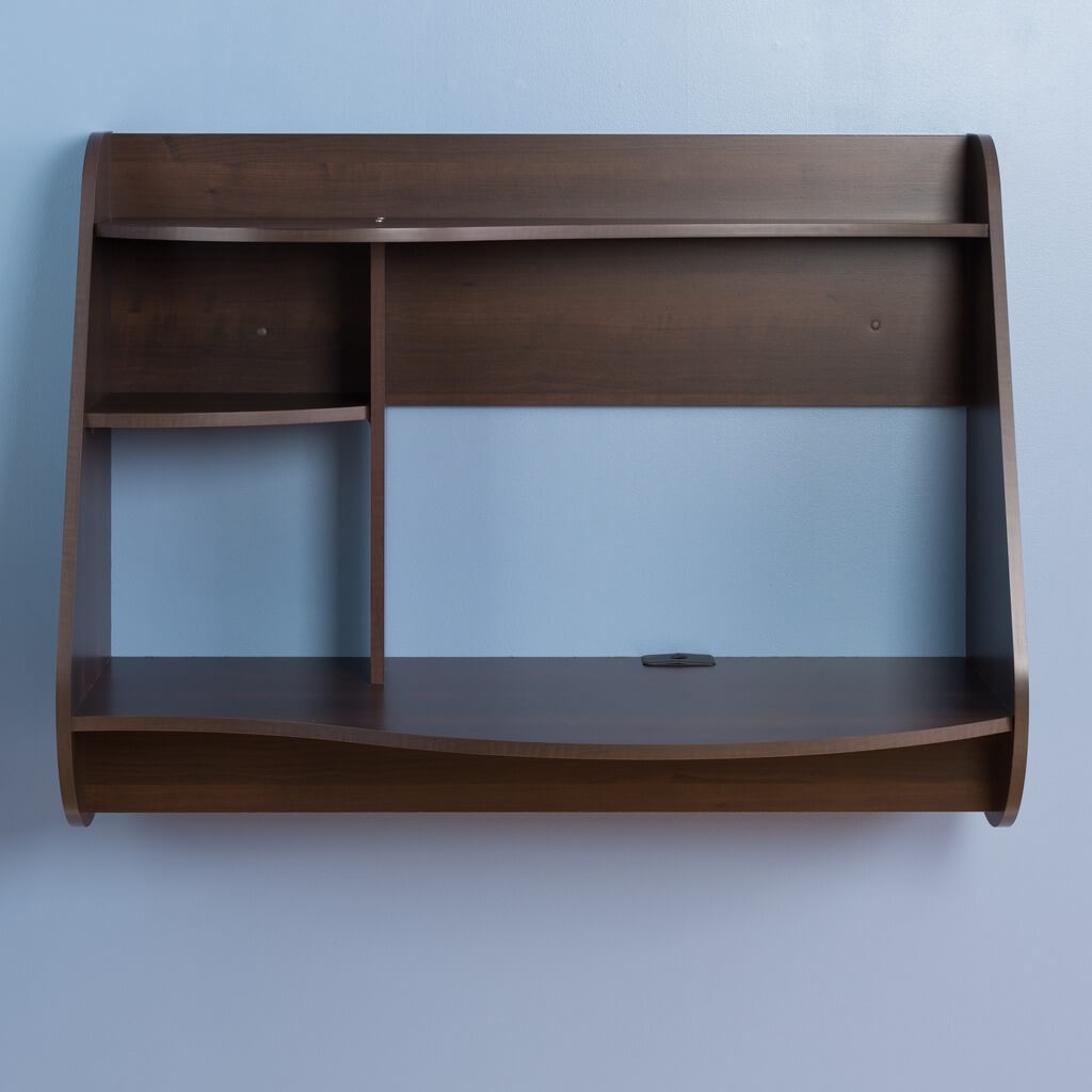Curved desk environmental