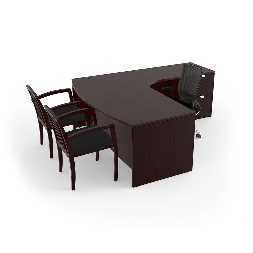 Desk furniture wood executive office desk 1 2
