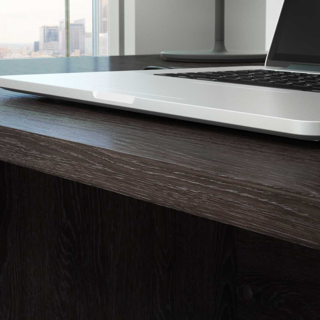 Leios office desk with hutch 60w x 30d edge