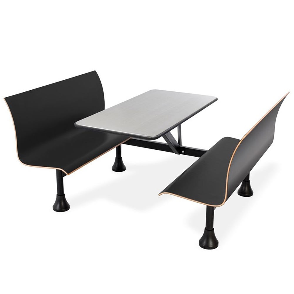 Dining booth CUB 1006W BLK OFM