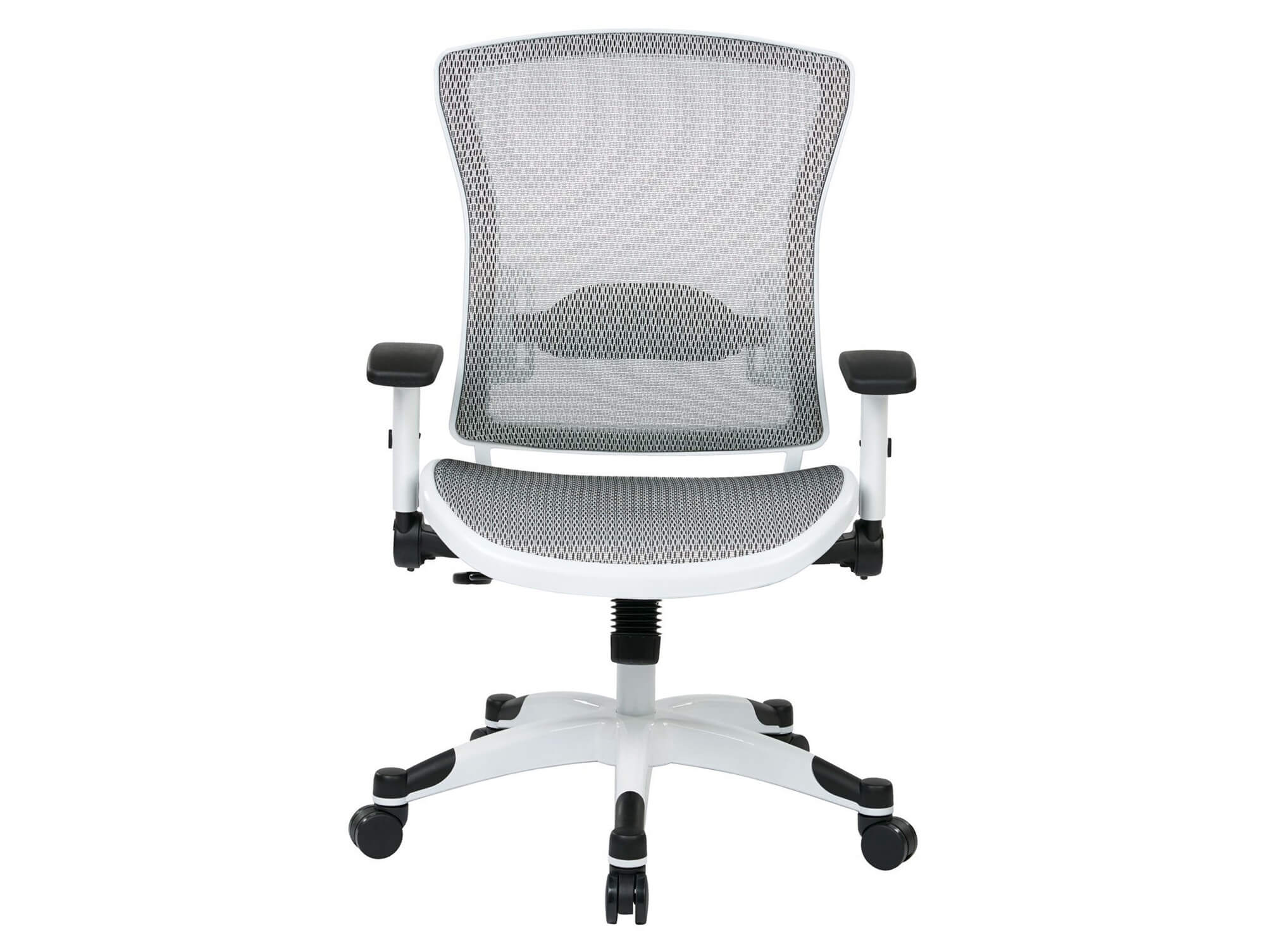 Ergonomic chair front