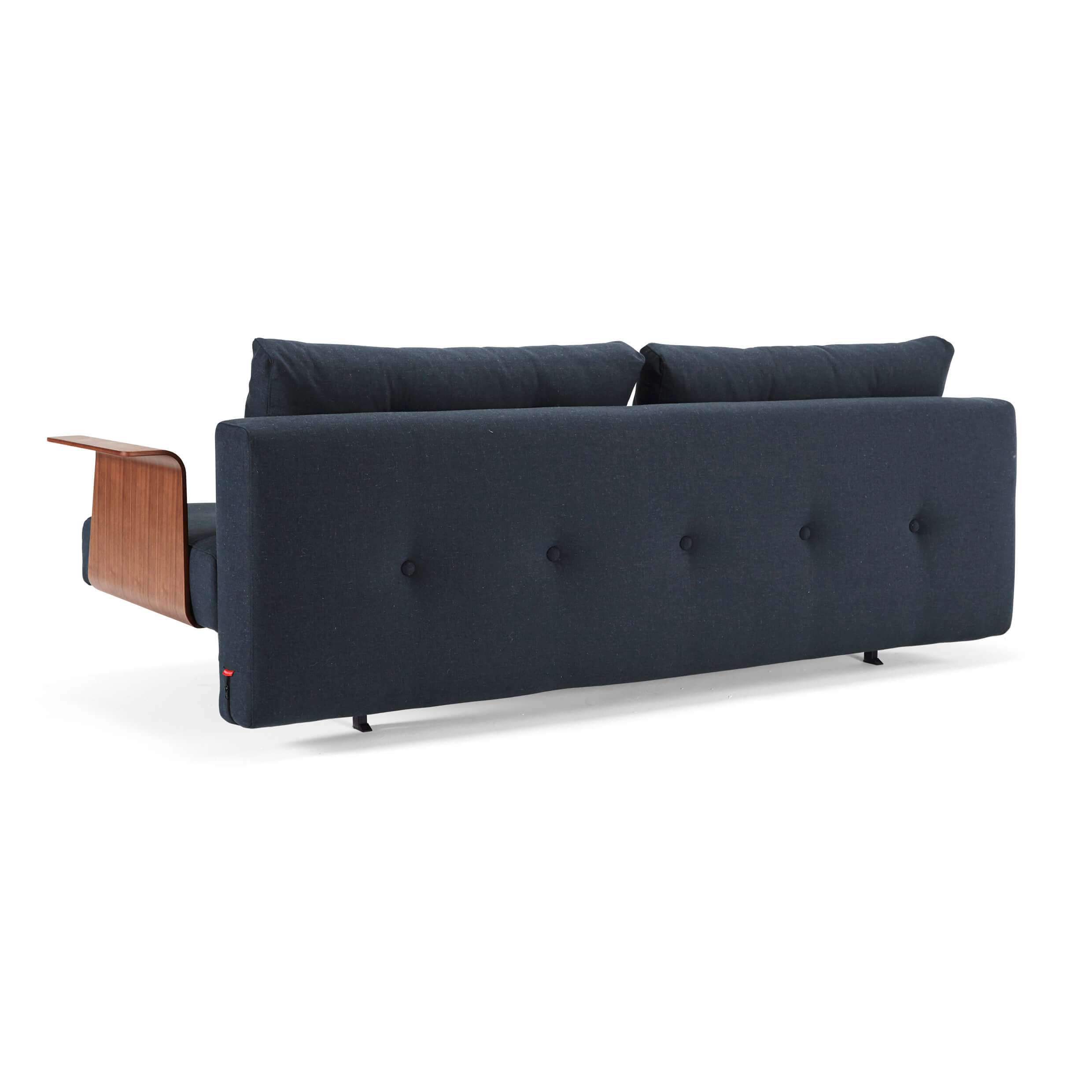 Futon sofa sleeper rear view