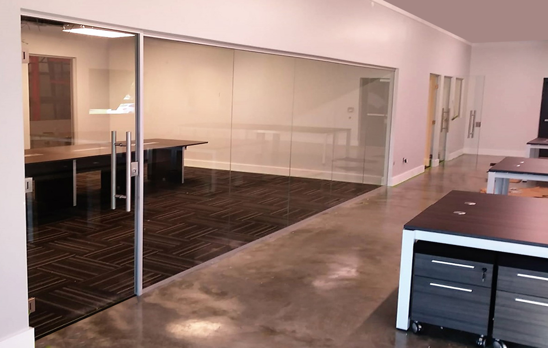 Glass wall systems conference room glass walls