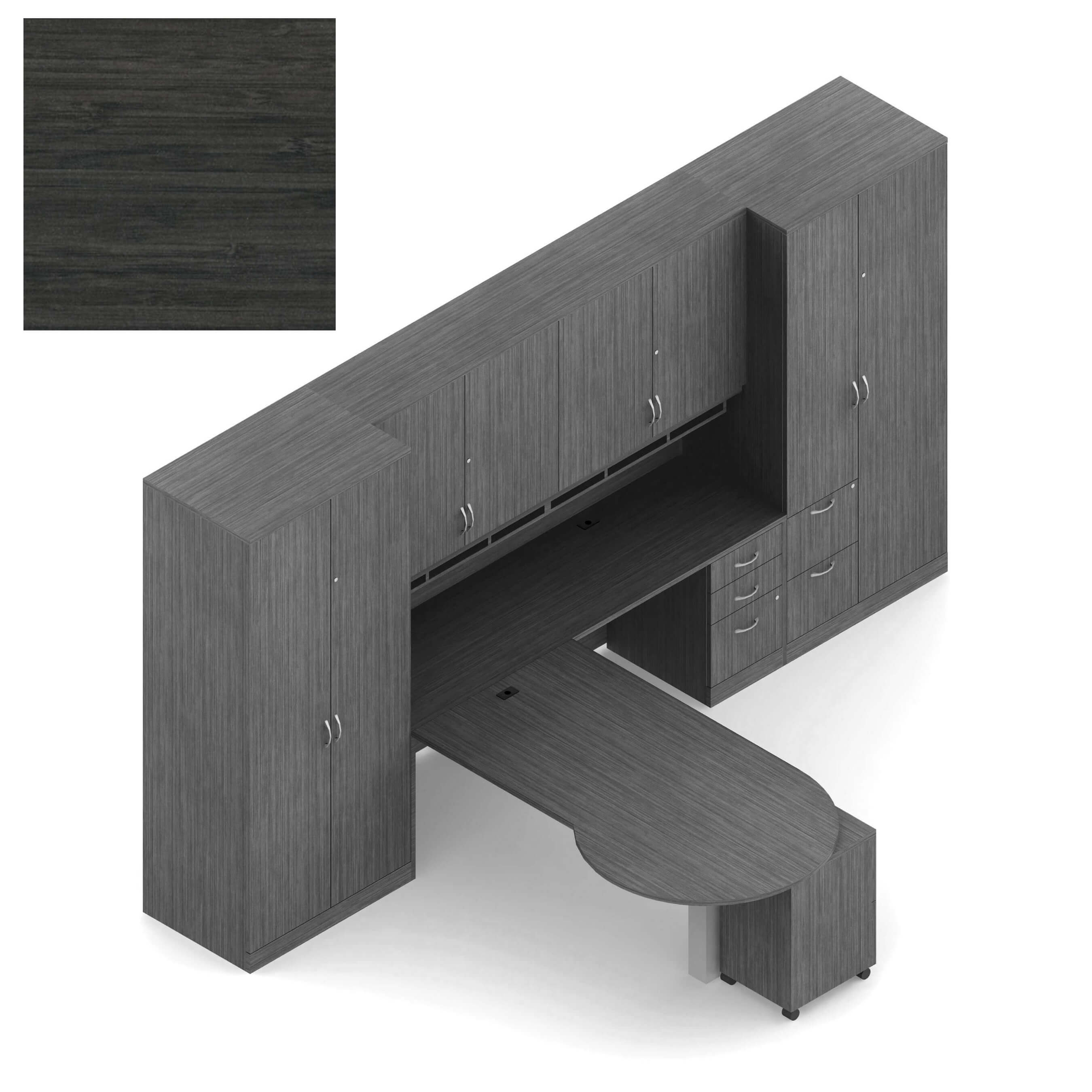 Global office furniture desk CUB ZRA502 ASN L OLG