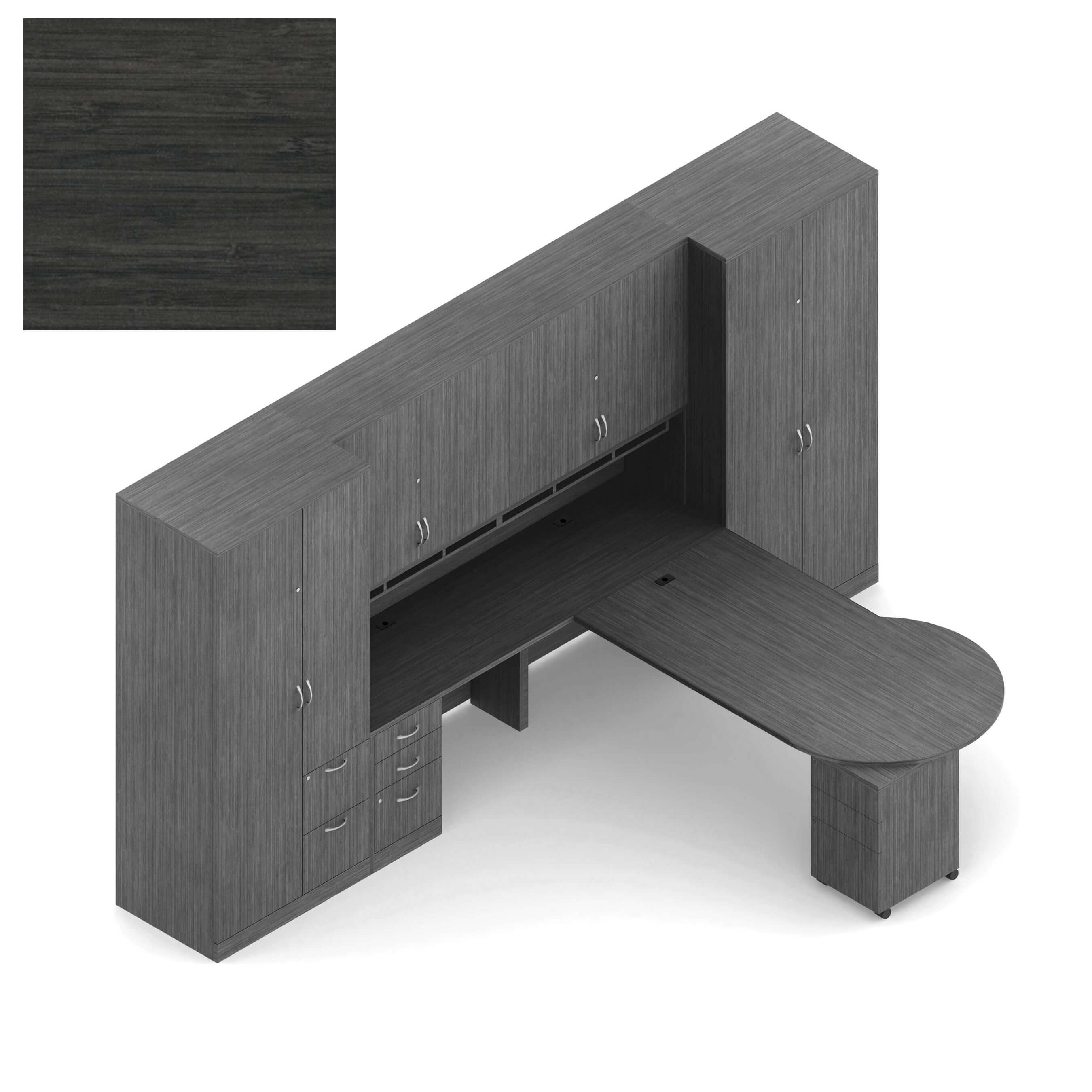 Global office furniture desk CUB ZRA502 ASN R OLG