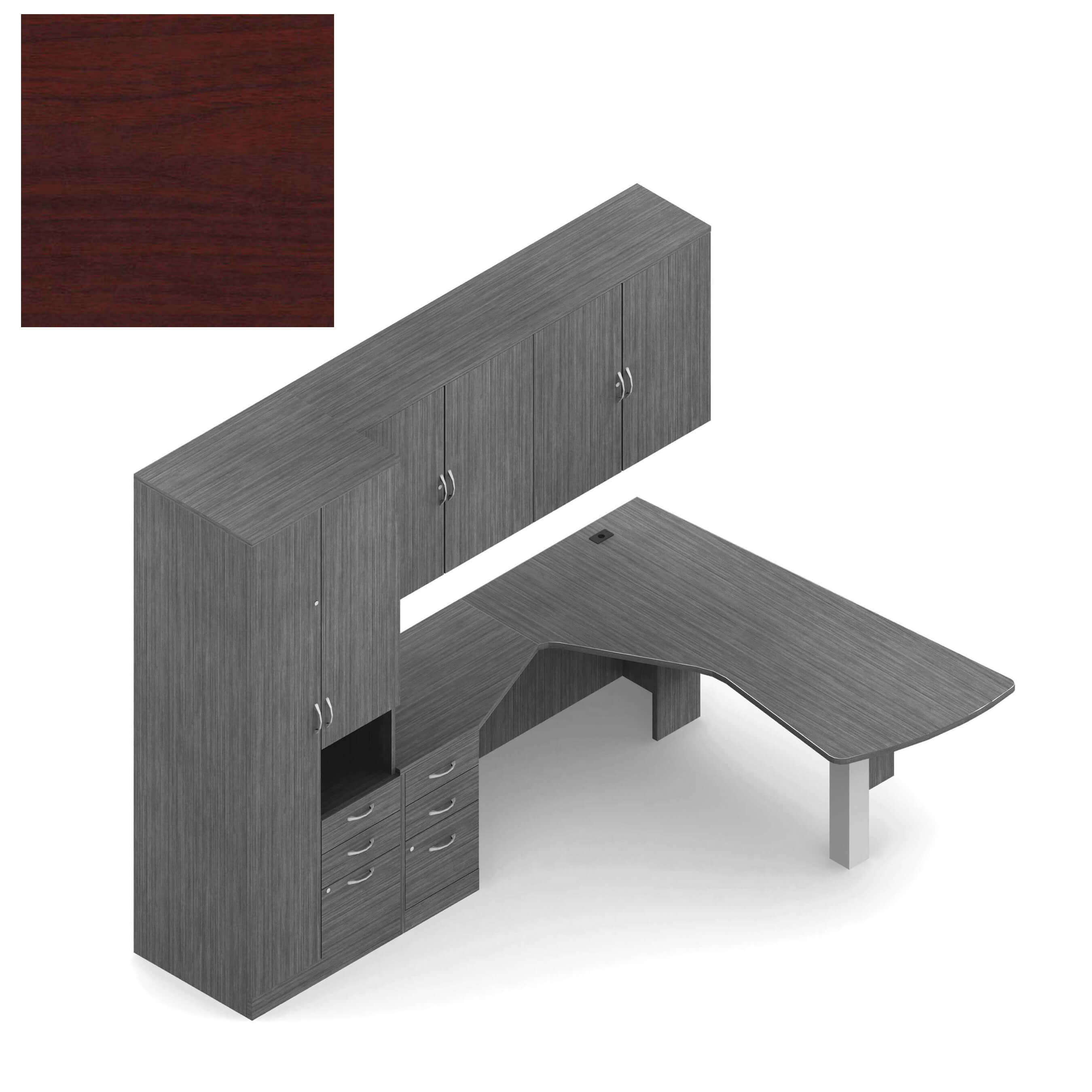 Global office furniture desks CUB ZRA506 QTM R OLG