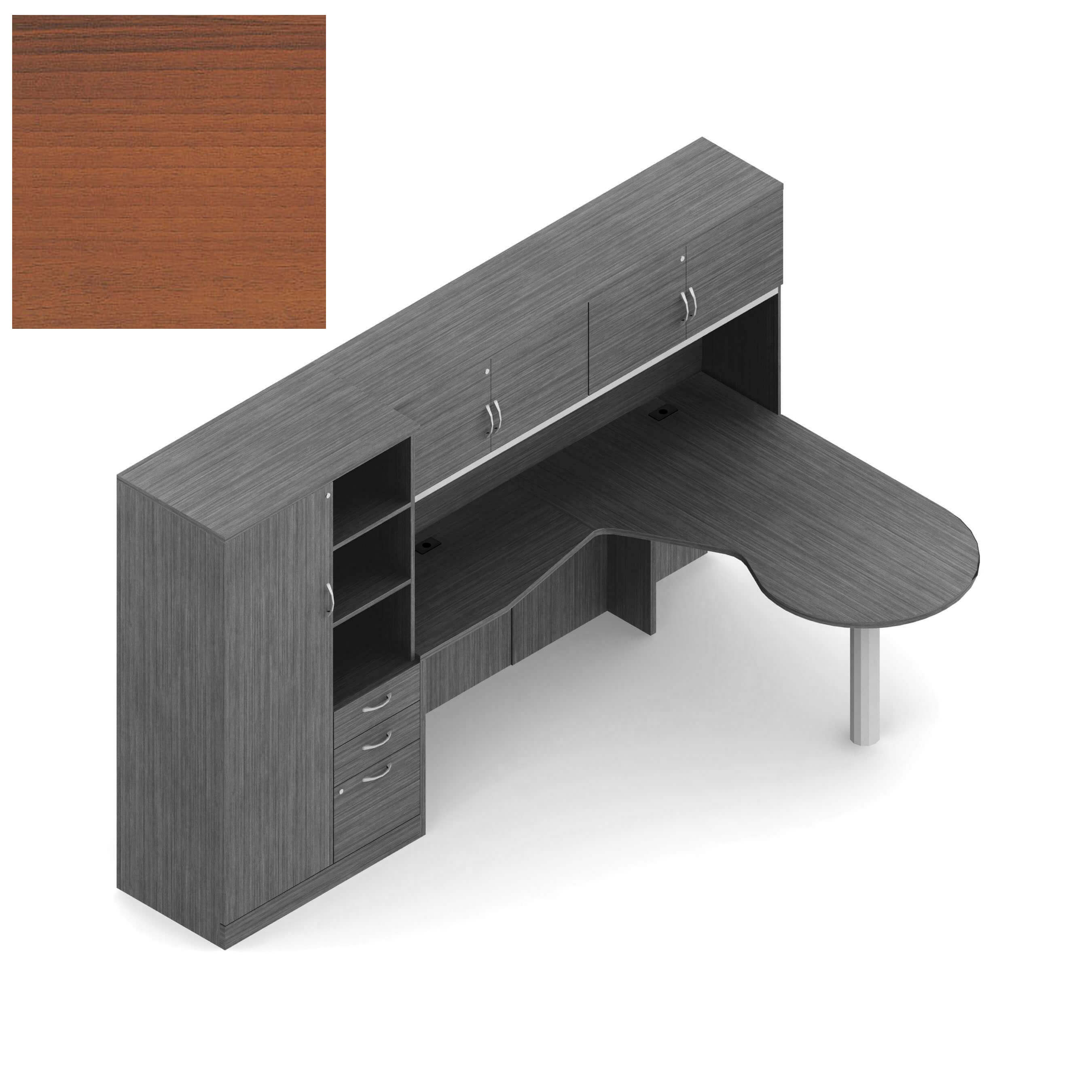 Global office furniture desks CUB ZRA507 AWH R OLG