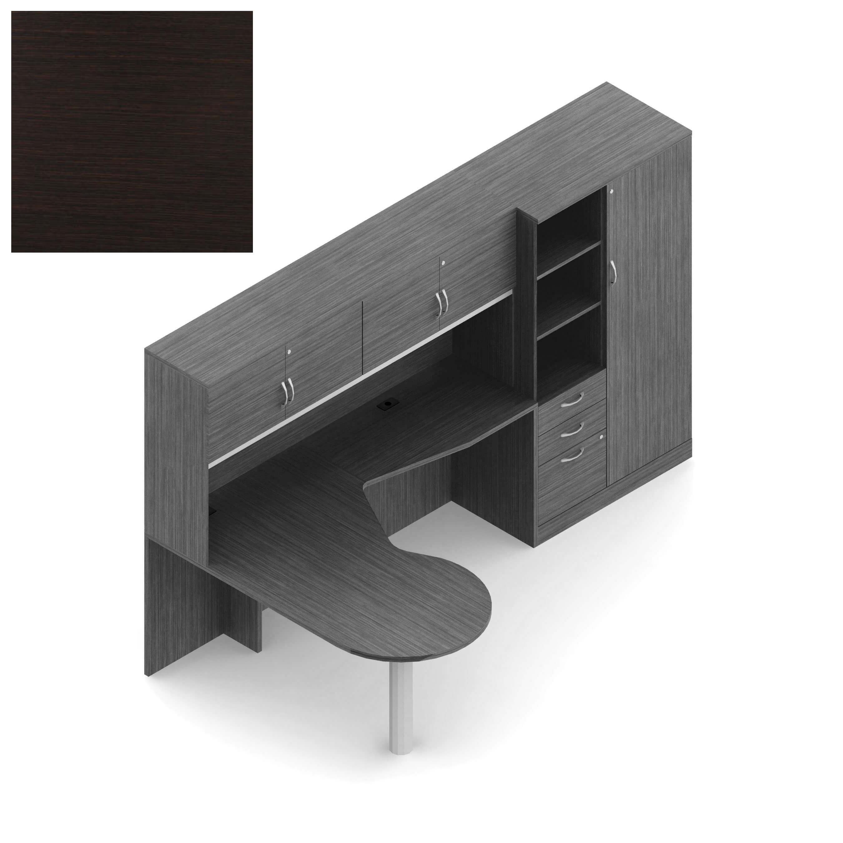 Global office furniture desks CUB ZRA507 DES L OLG