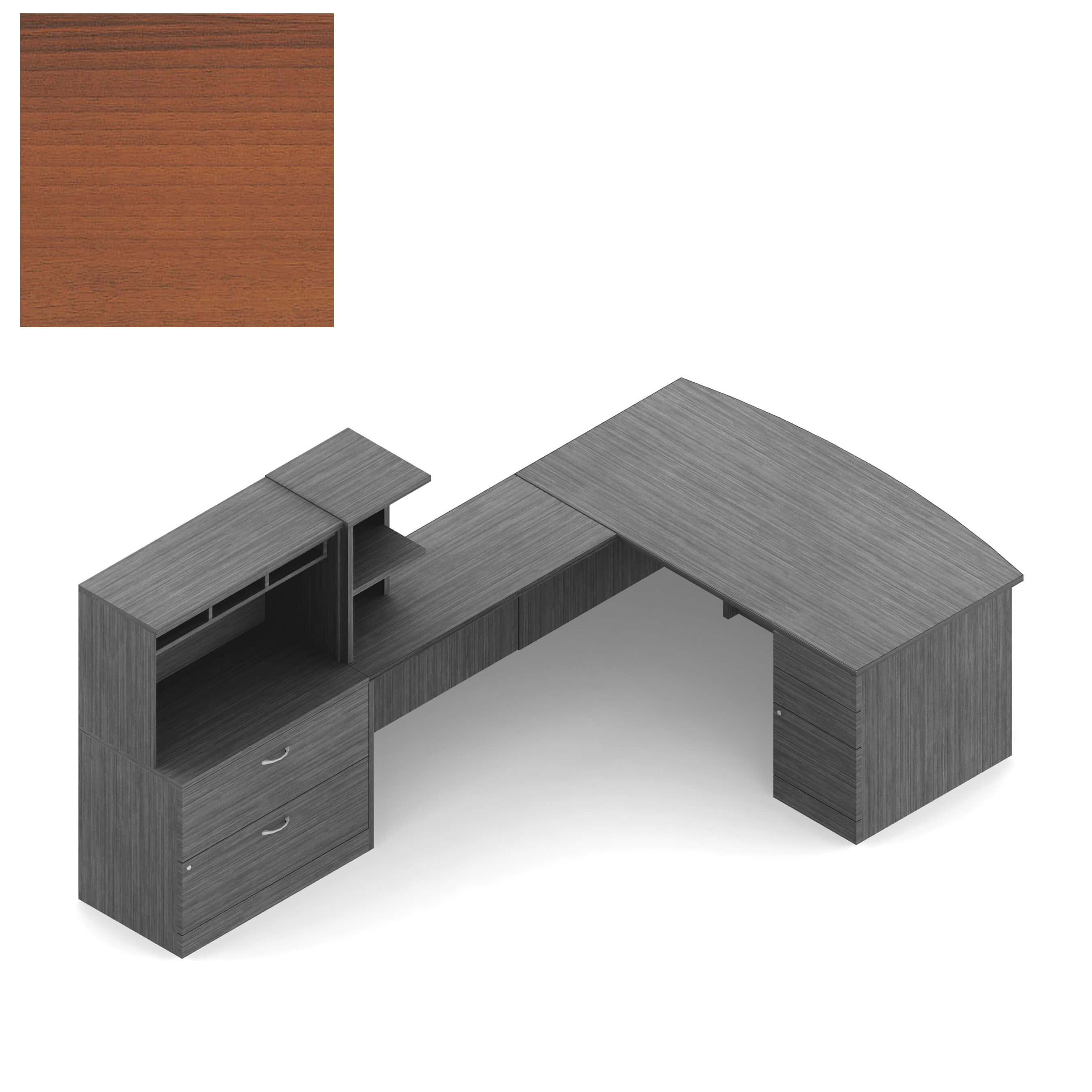 Global office furniture desks CUB ZRA510 AWH R OLG