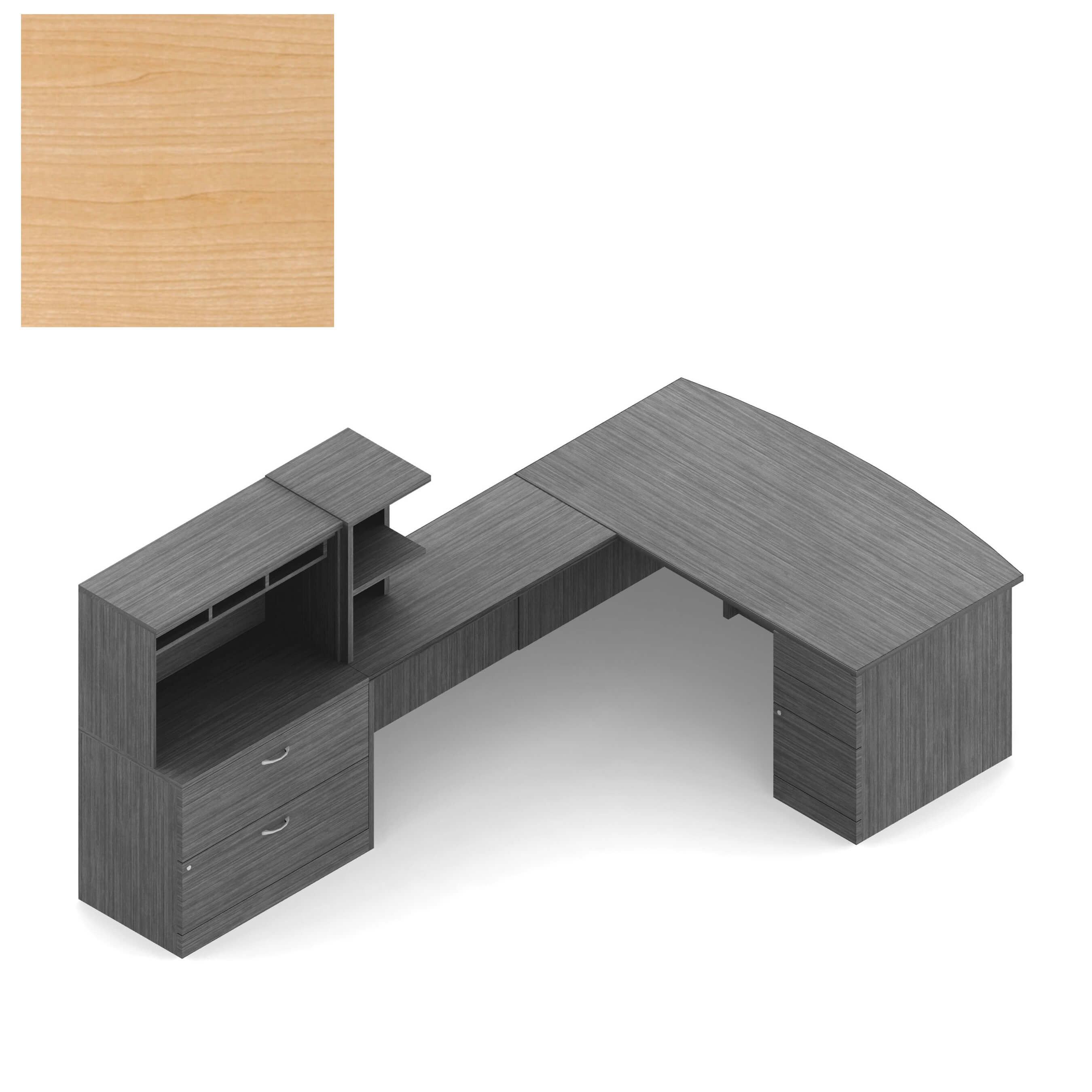 Global office furniture desks CUB ZRA510 CMB R OLG