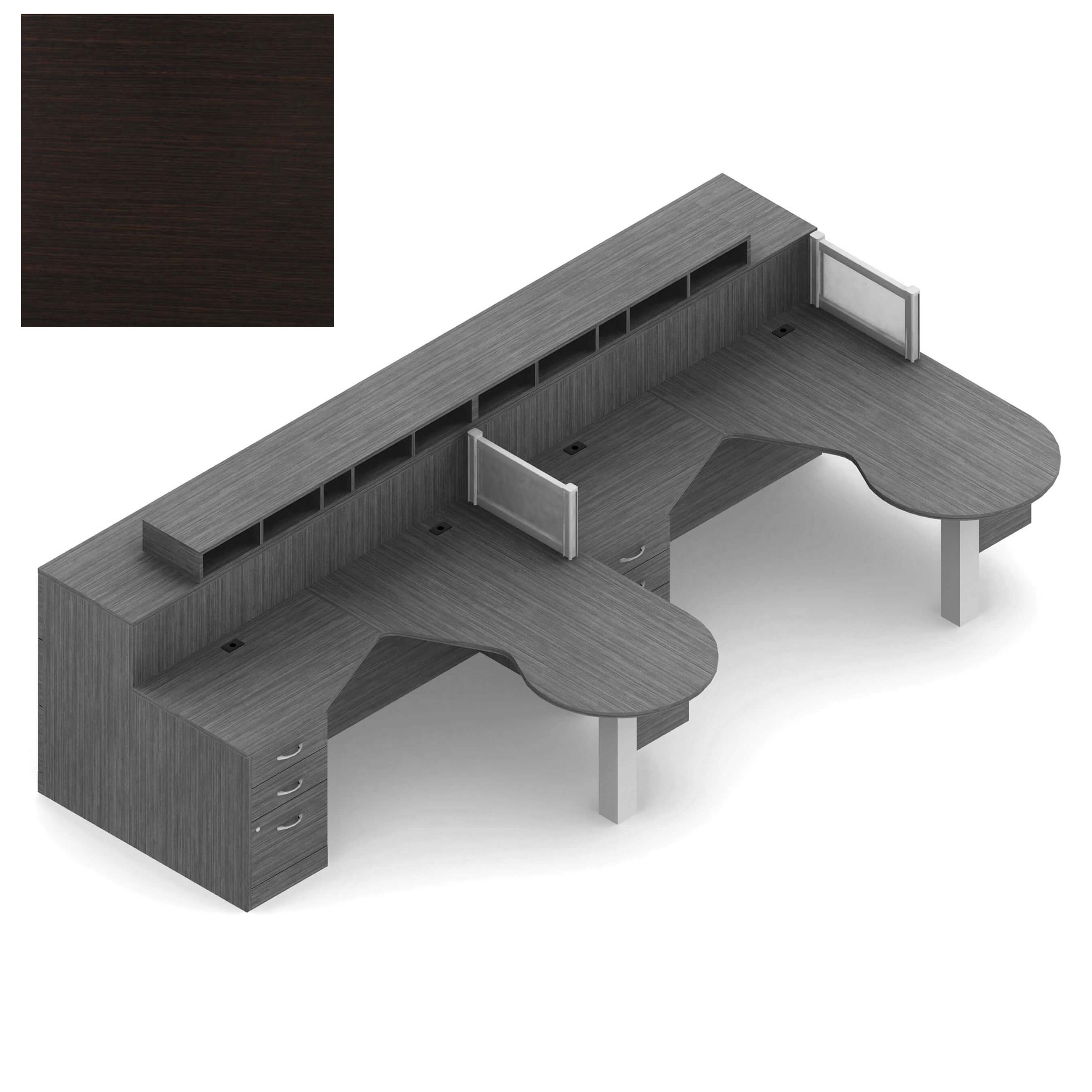 Global office furniture desks CUB ZRA513 DES R OLG