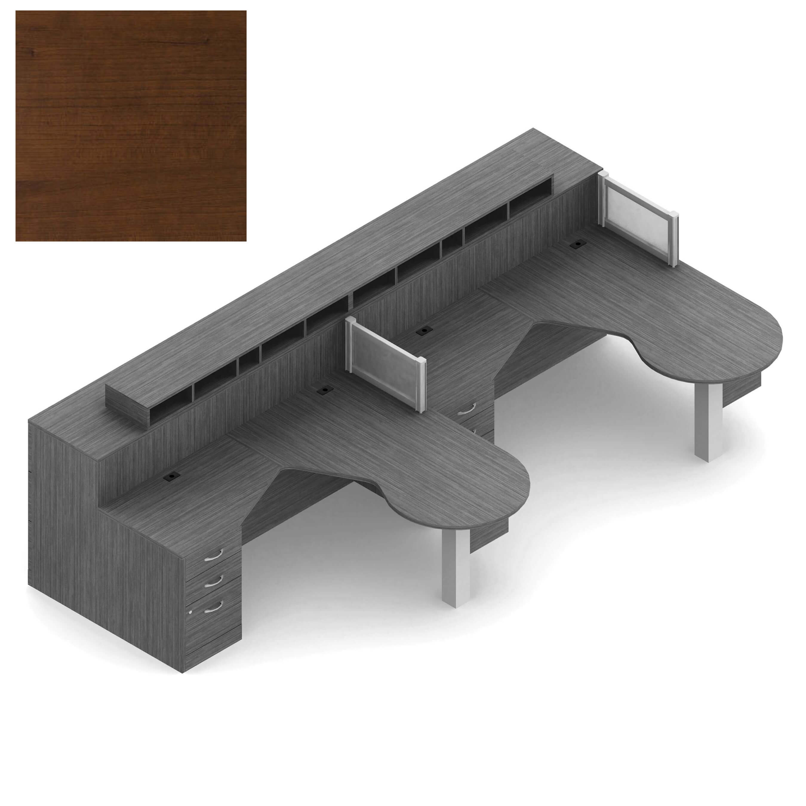 Global office furniture desks CUB ZRA513 SKC R OLG