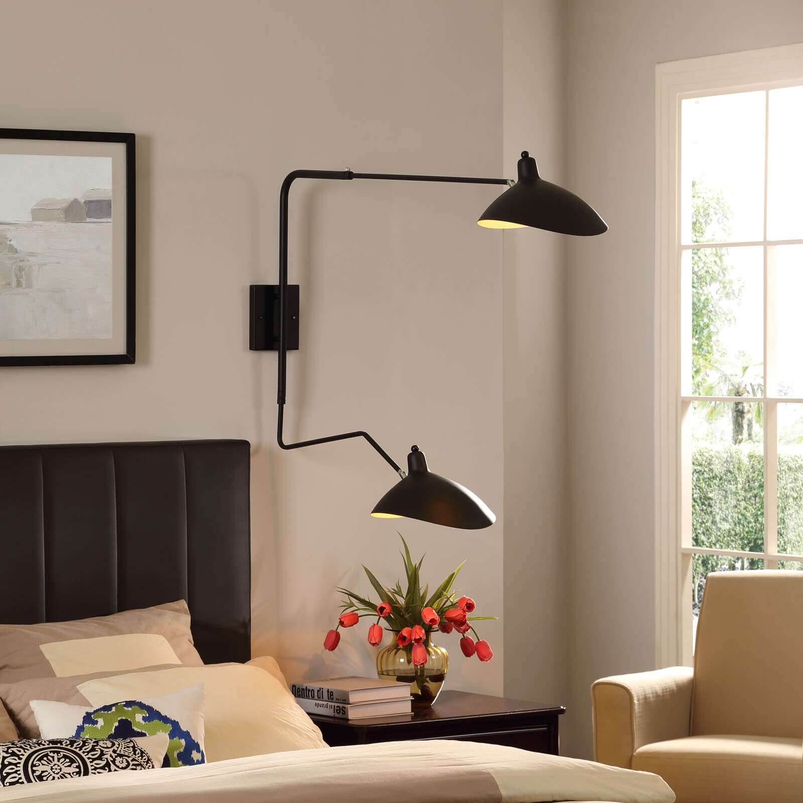 High ceiling lighting environmental view