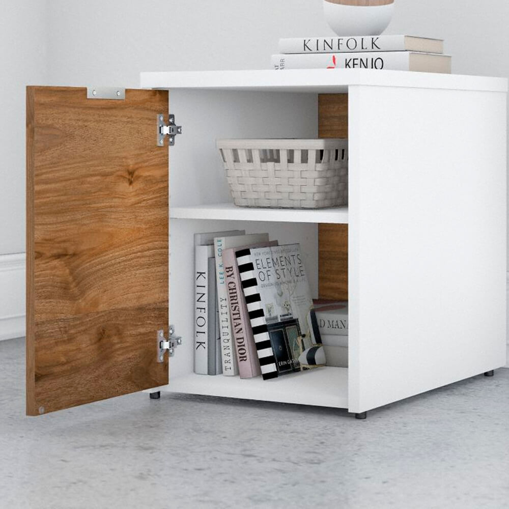 Ho2 home office storage cabinets with door inside view