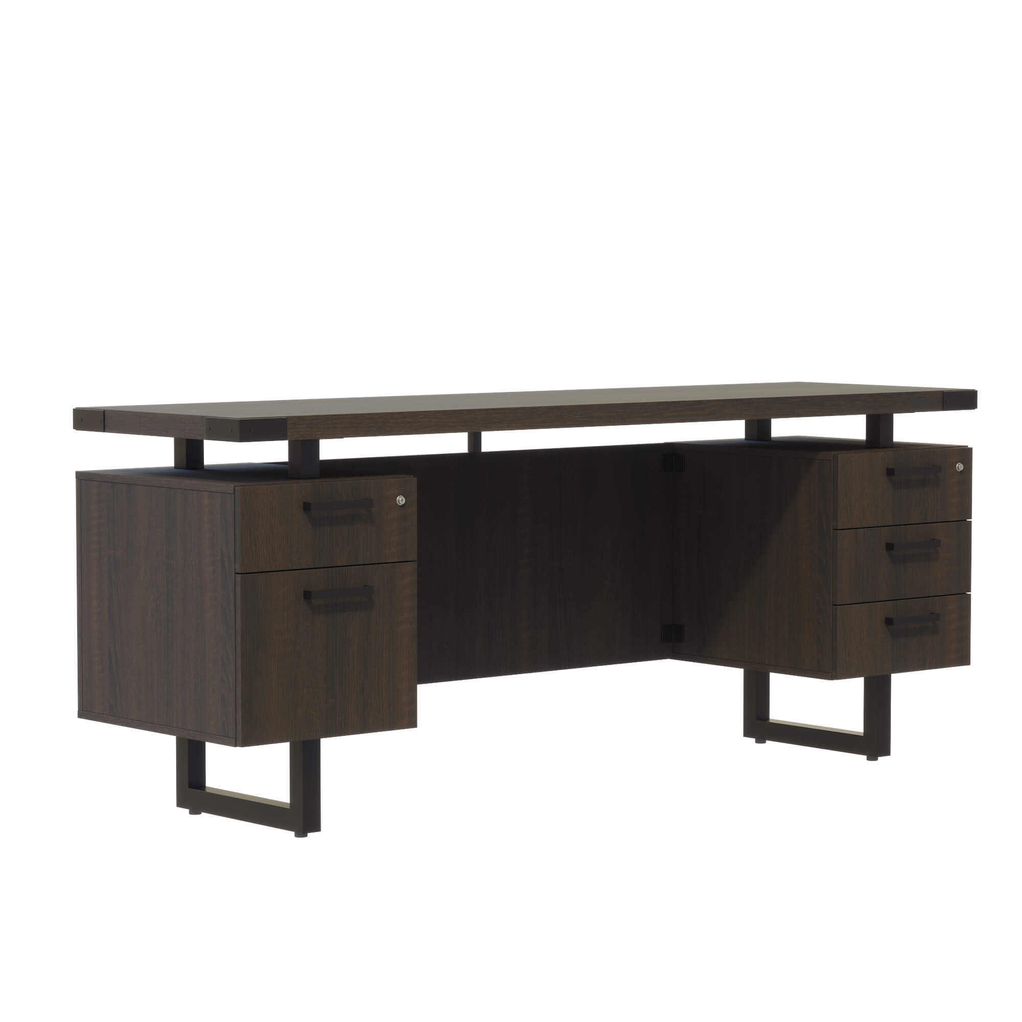 Home office ideas ho4 home office furniture desk credenza 1 2