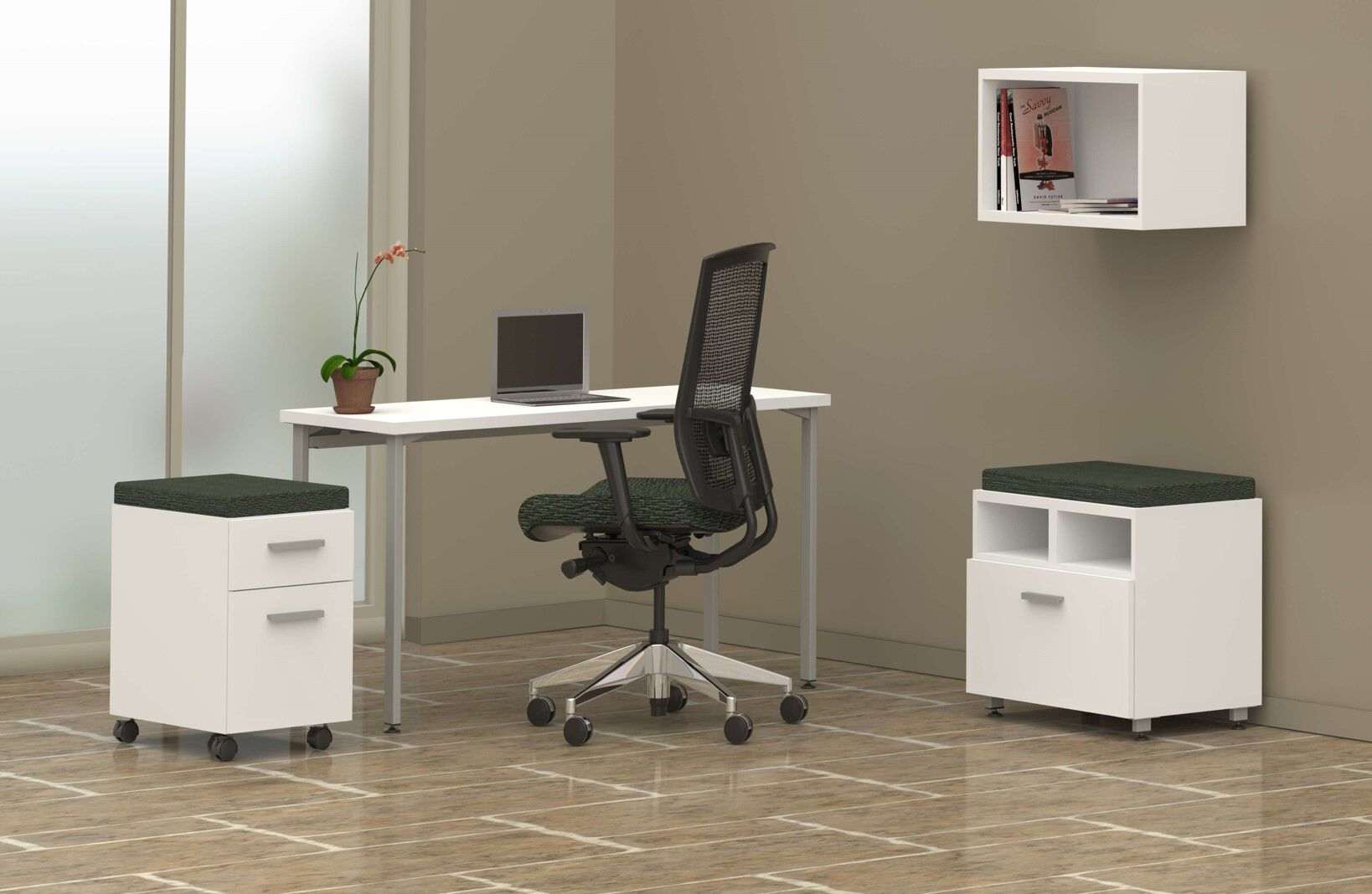 L desk with hutch CUB e5K10 DWS YAM_preview