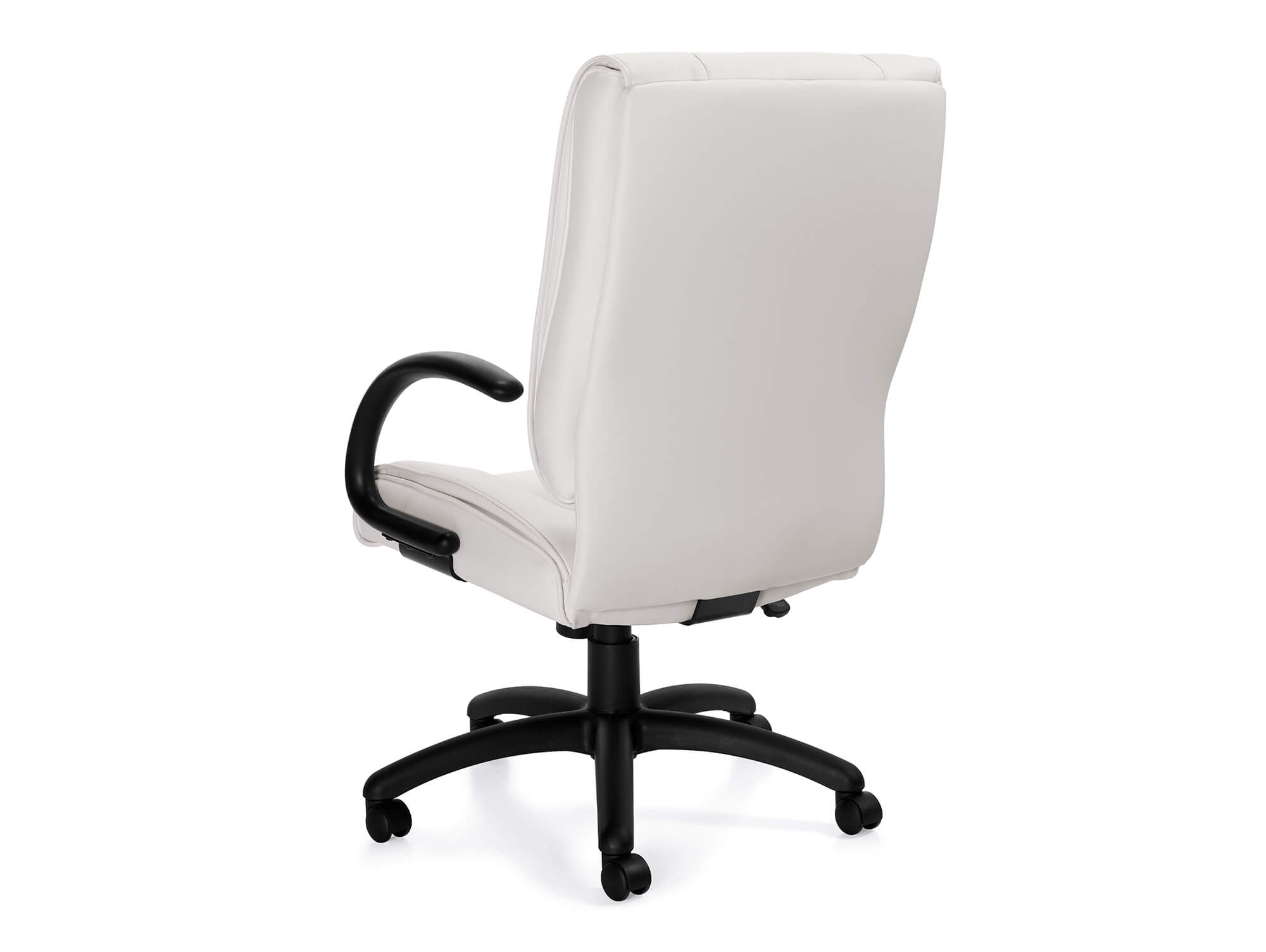 Leather office chair back