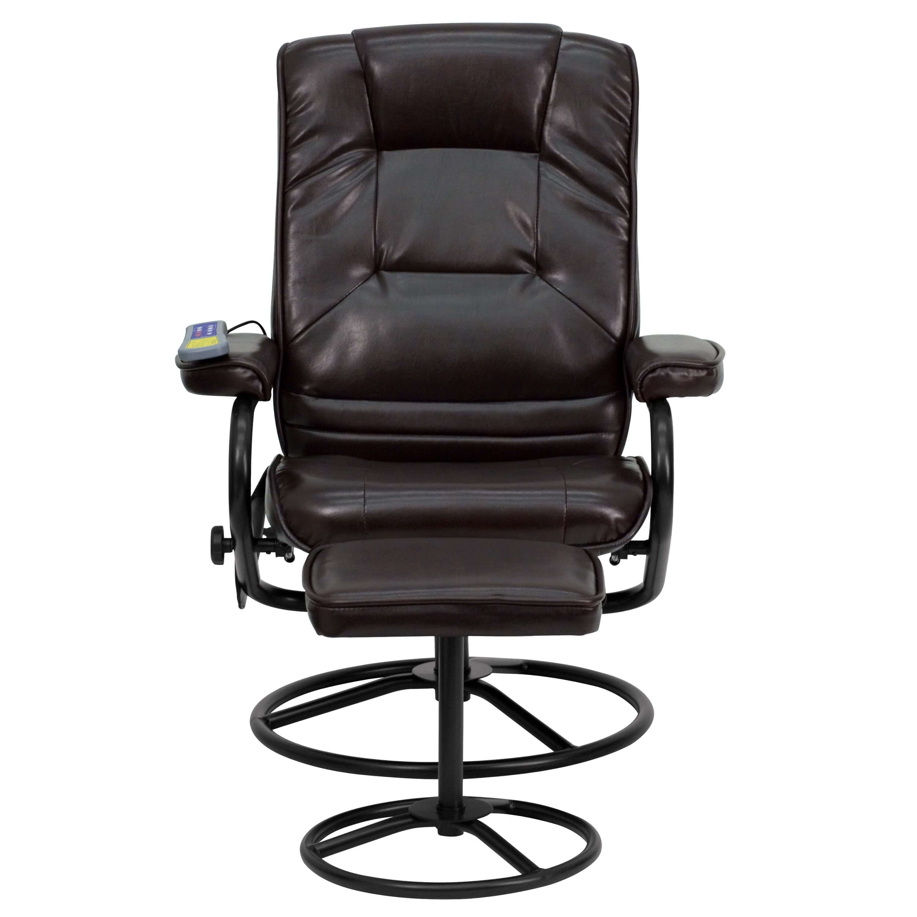 Massage chair recliner front view