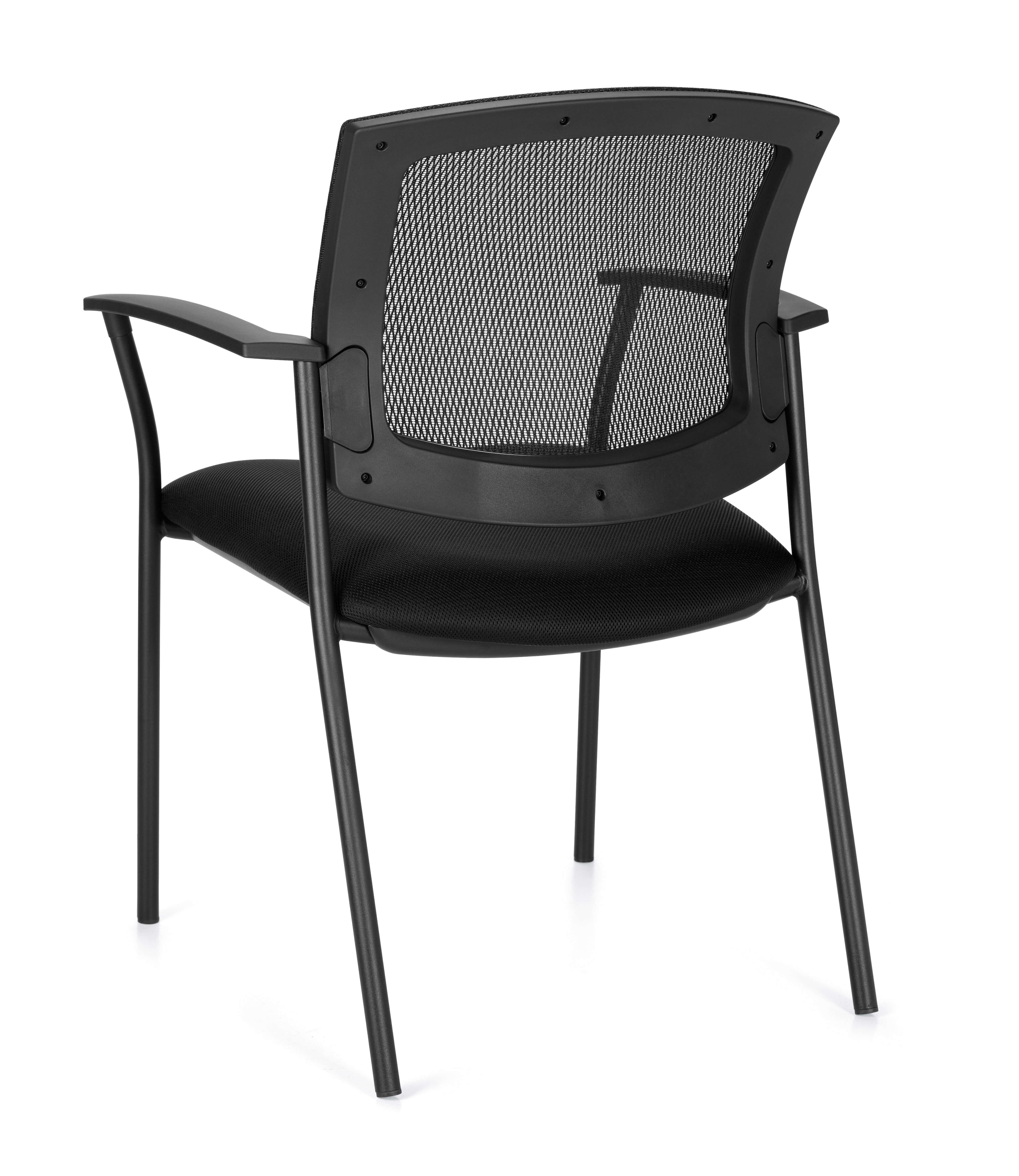 Mesh back guest chair back