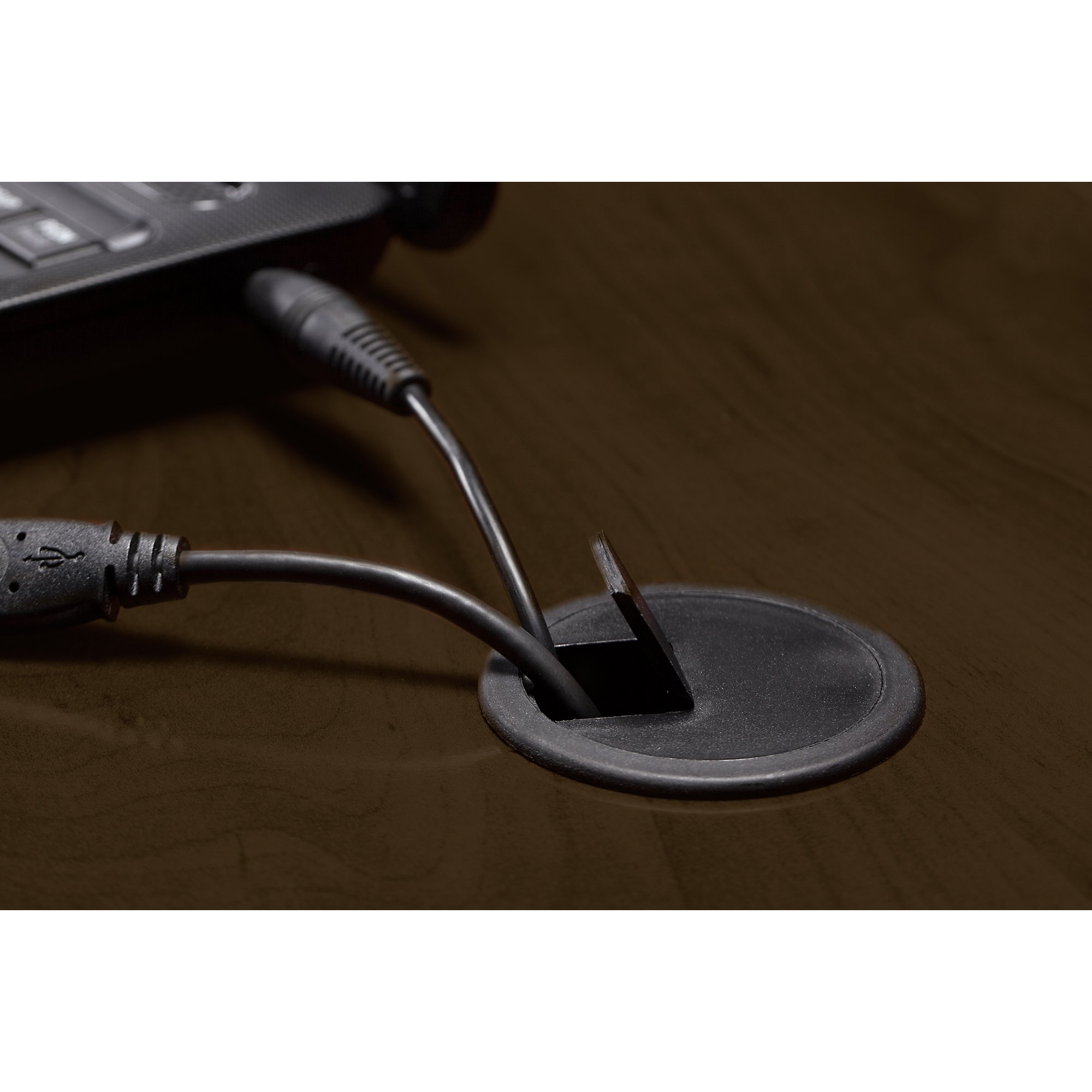 Modern office desk cable