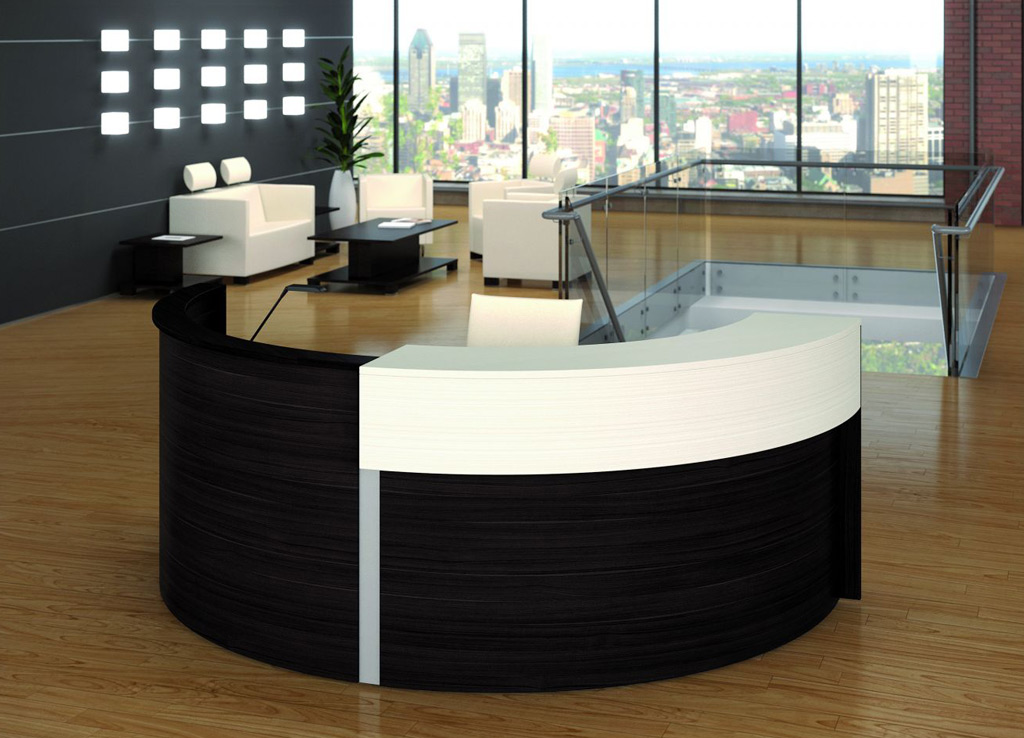 Custom Reception Desk Impress Round Reception Desk