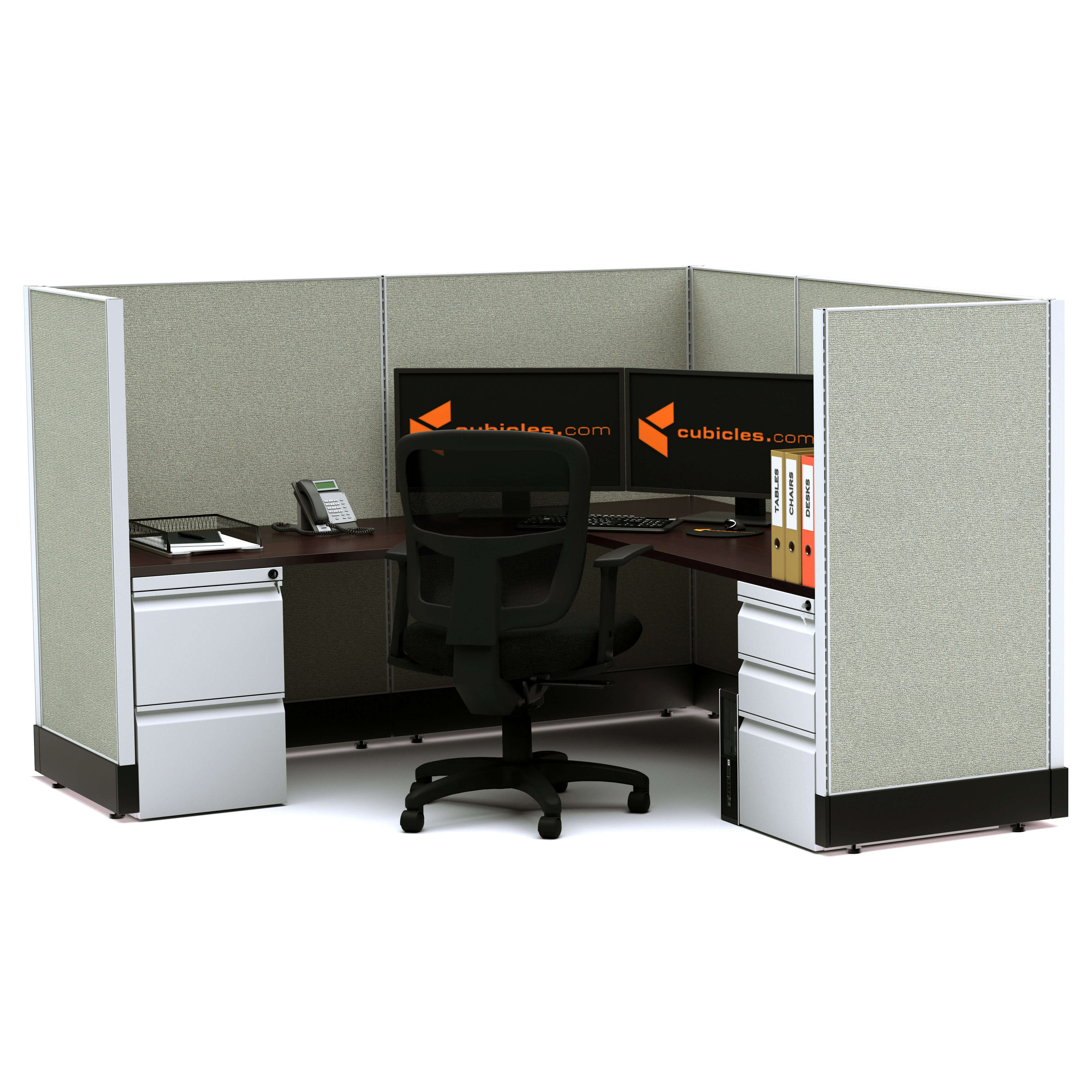 Modular office furniture workstation desk 53 unpowered