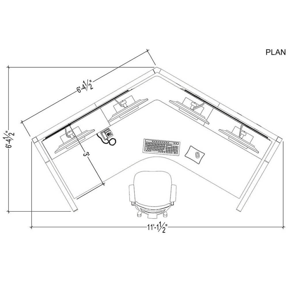 O2 120 ha control room console height adjustable floor plan 1 1