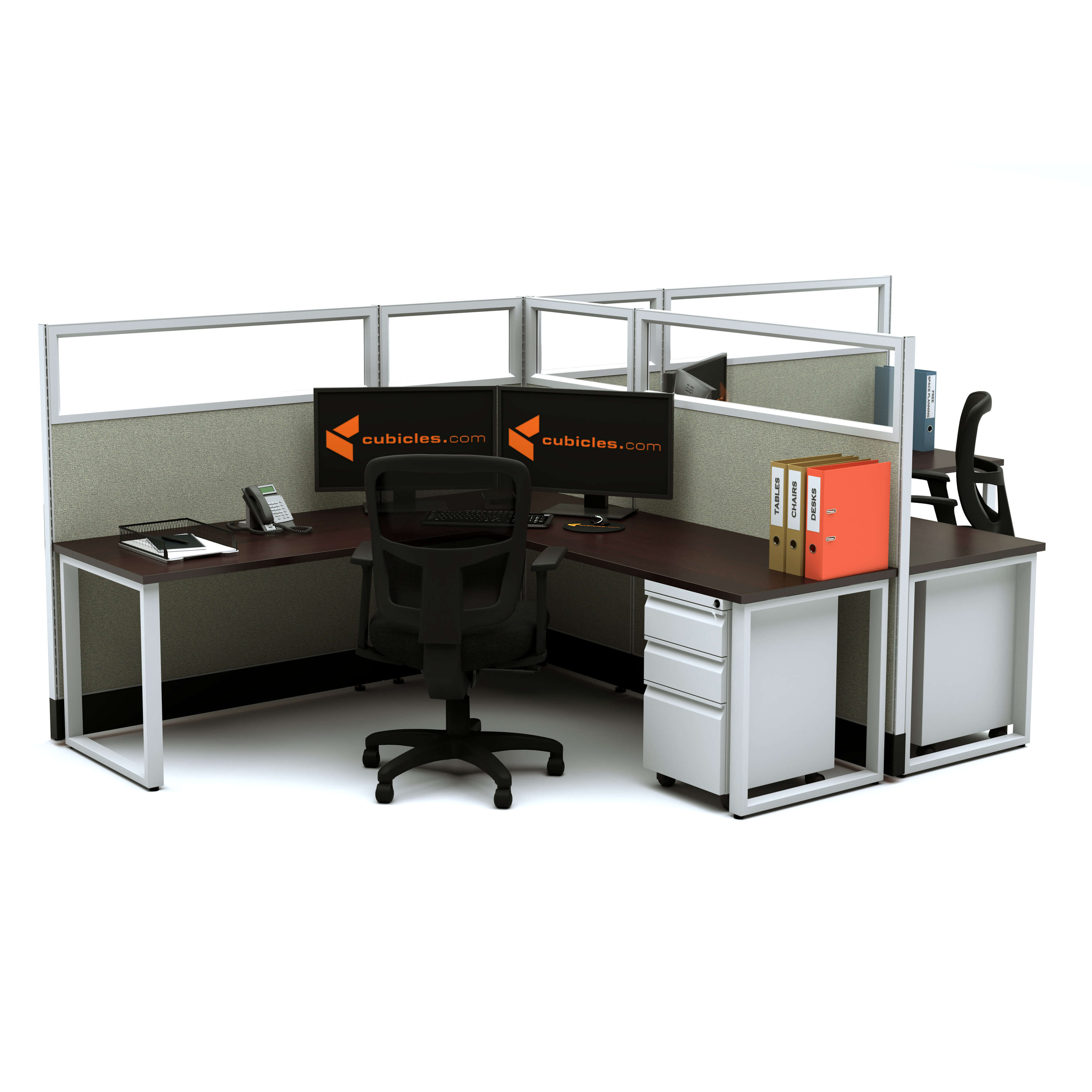 Office benching desks 53 glass t