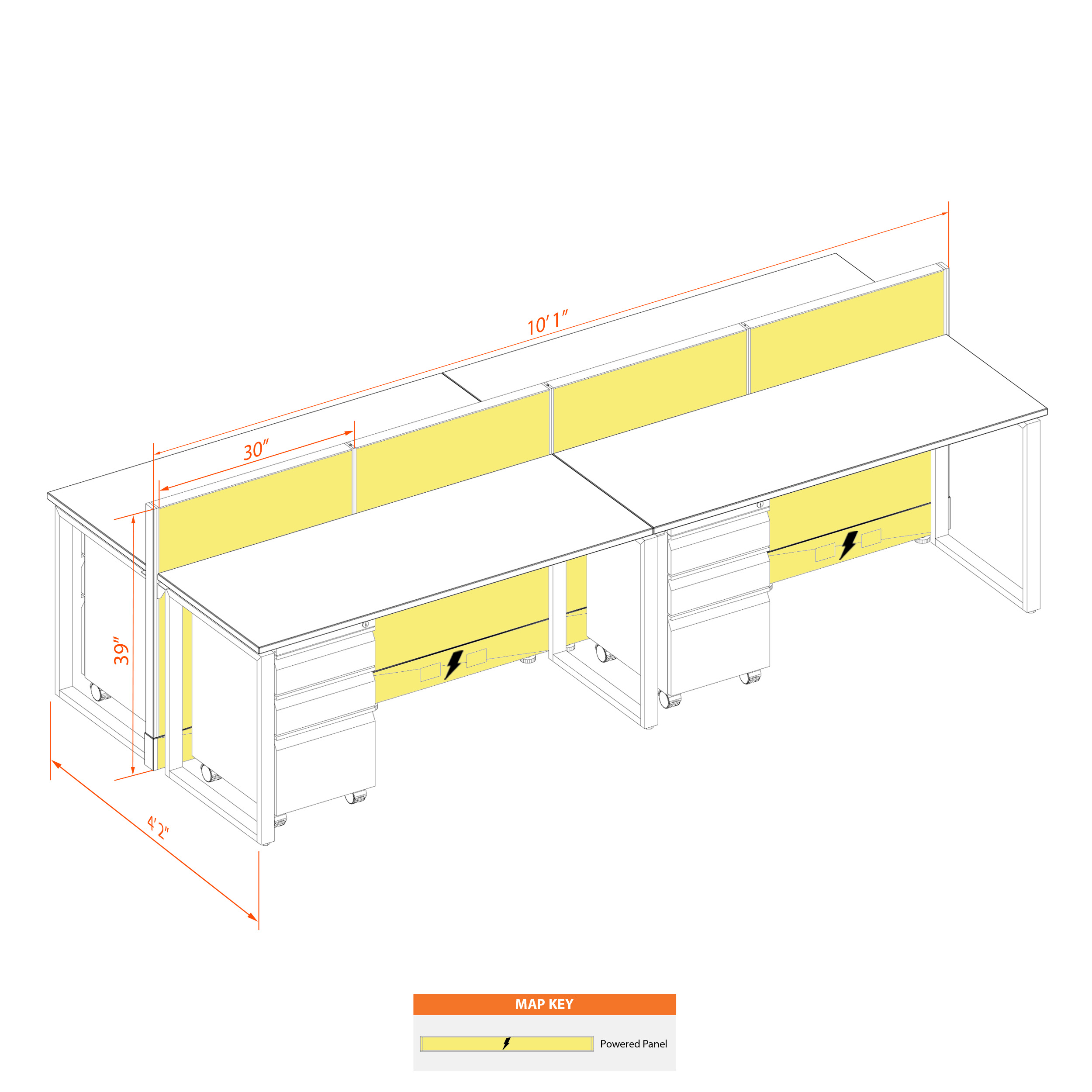 Office benching systems 52 4 53p 1