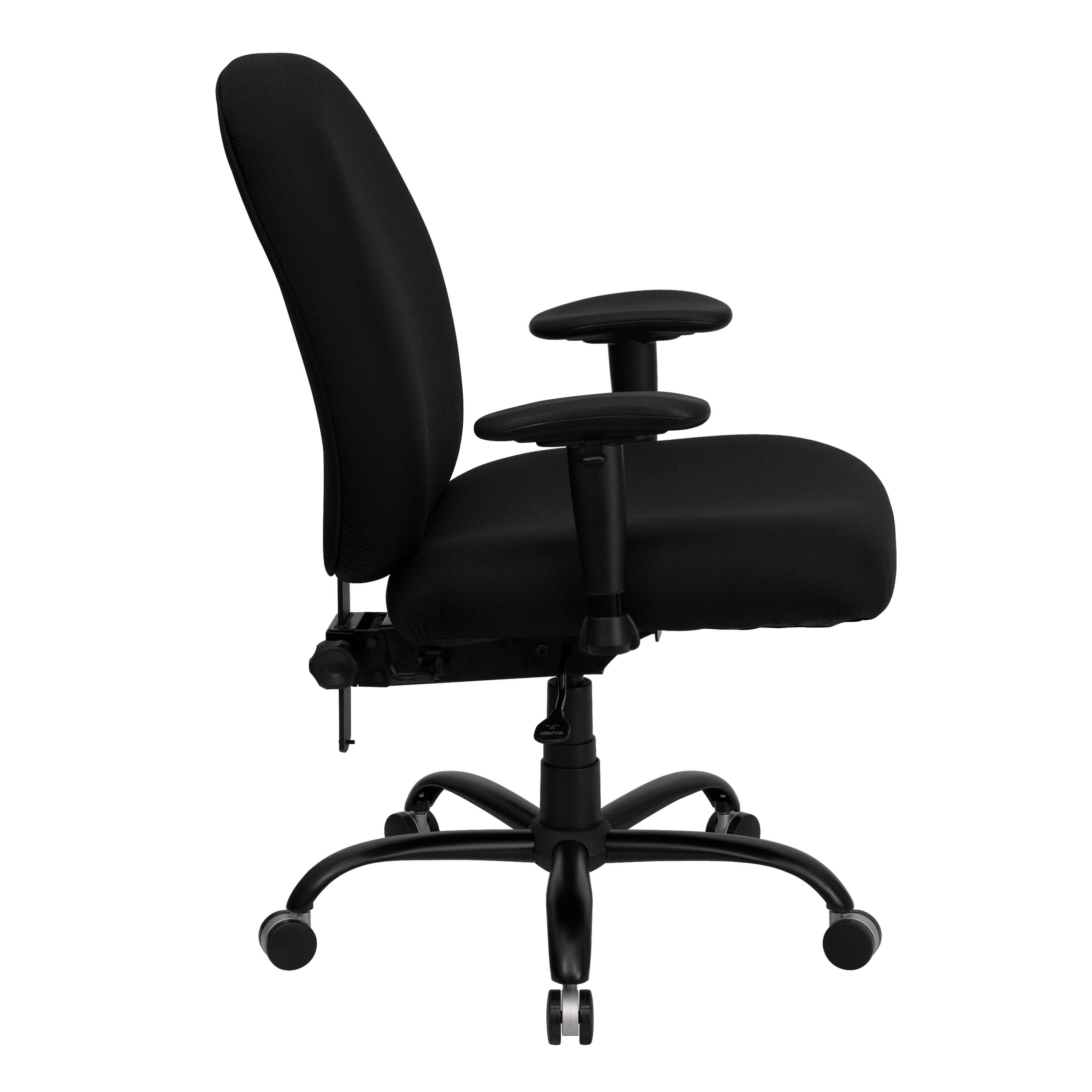 Office chair 400 lb weight capacity side view