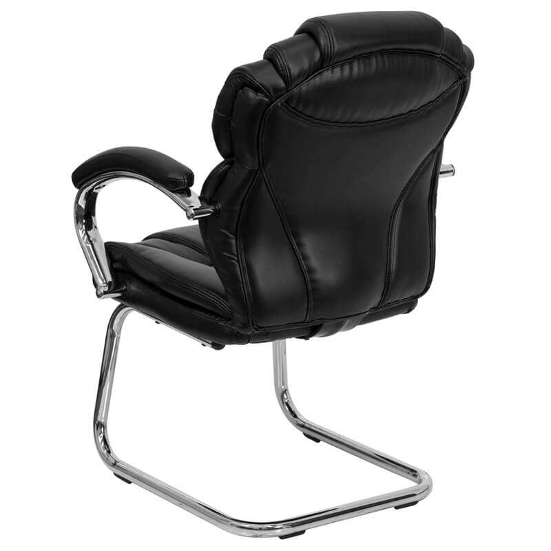 Office chair without wheels back