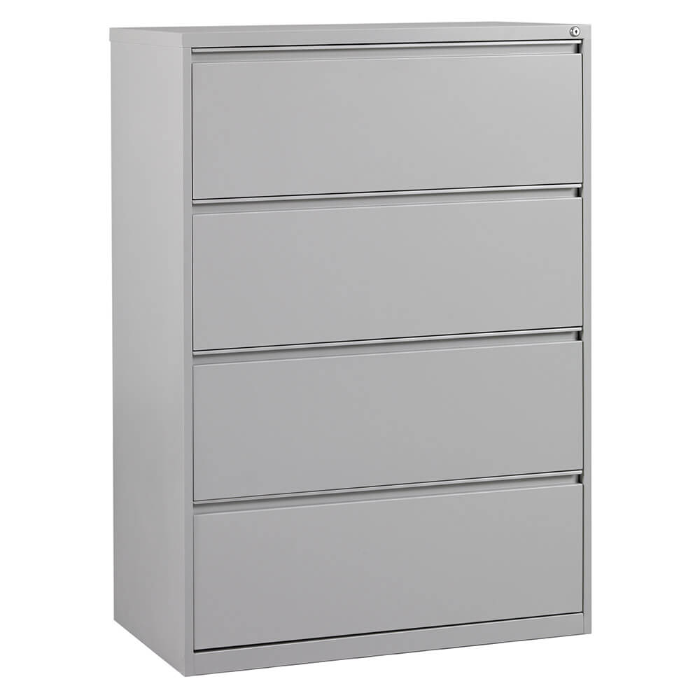 4 drawer lateral file cabinet CUB LF436 G PSO
