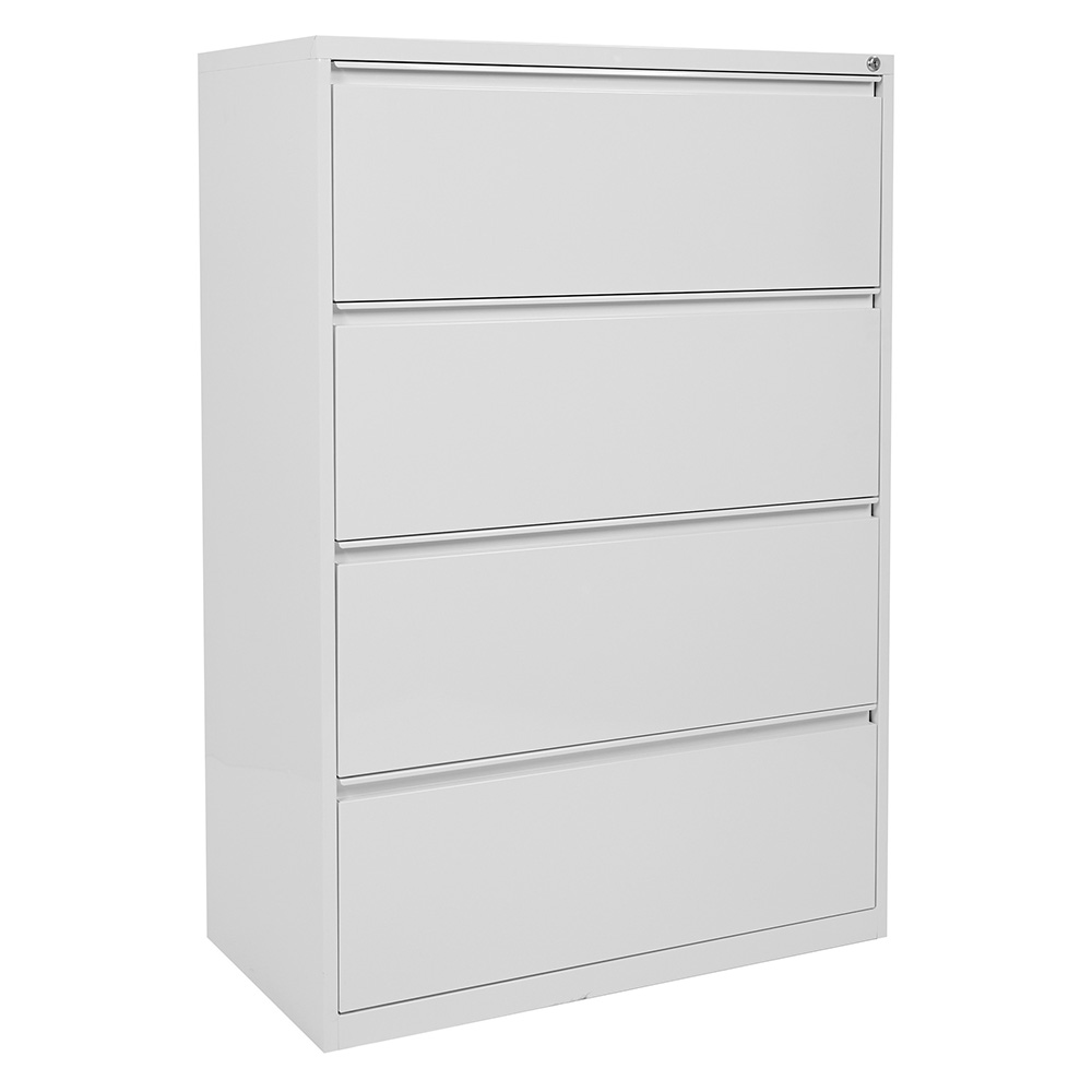4 drawer lateral file cabinet CUB LF436 WH PSO