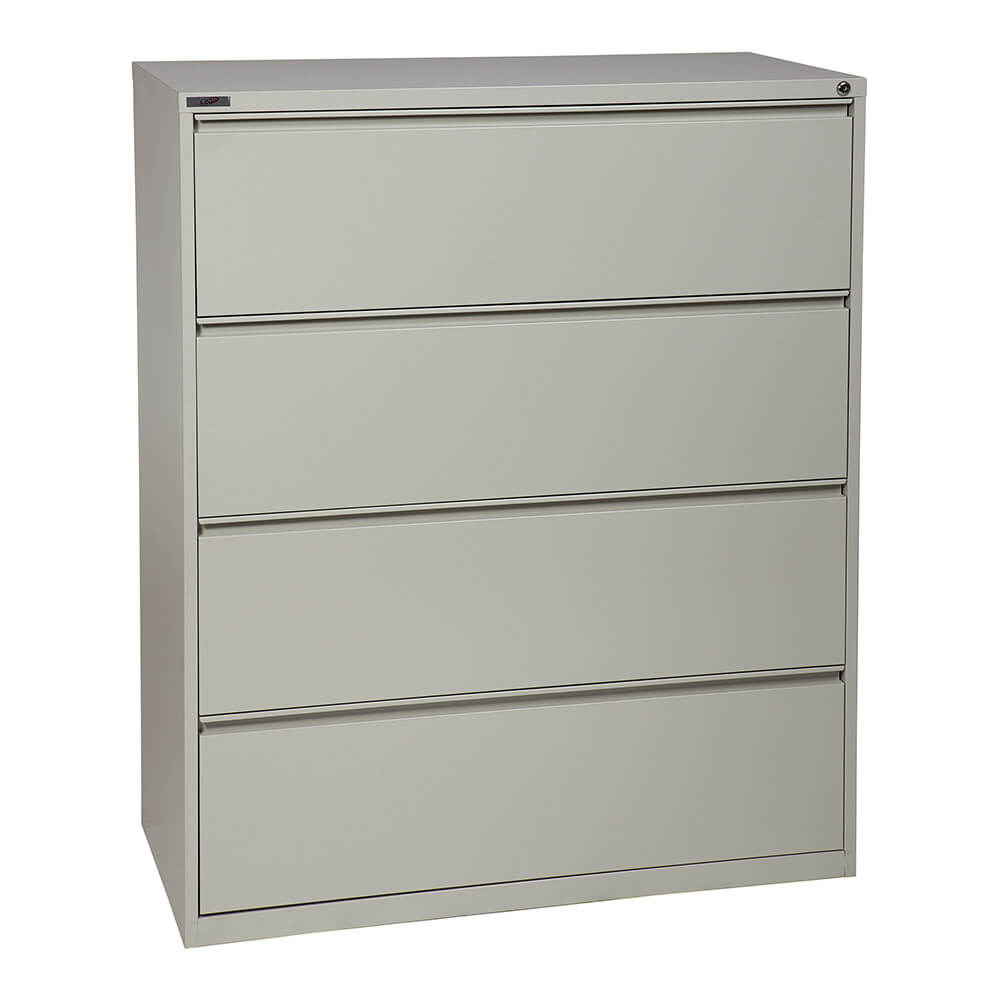 4 drawer lateral file cabinet CUB LF442 G PSO