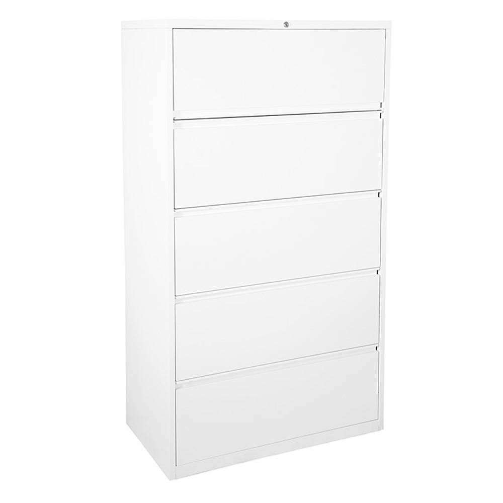 5 drawer file cabinet CUB LF536 WH PSO