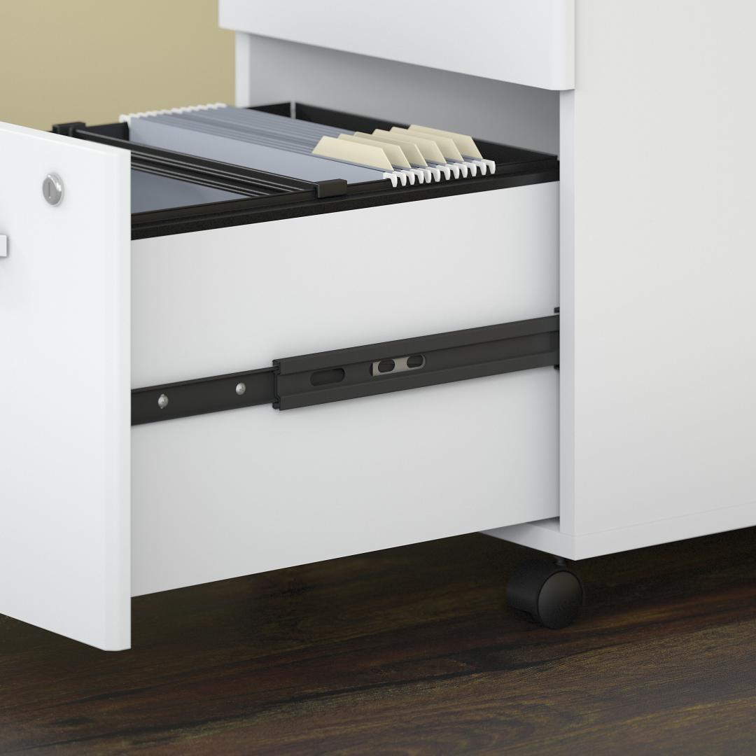 Besto mobile pedestal 2 drawer slide