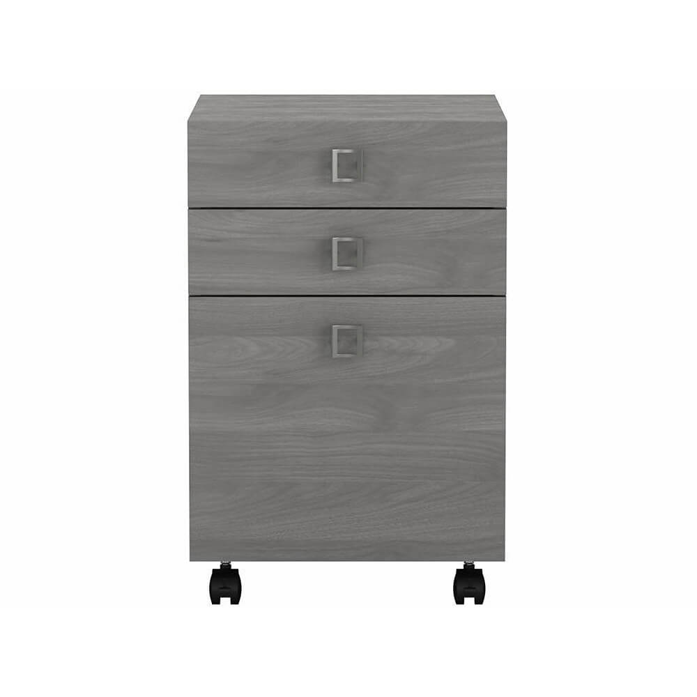 Clarity mobile pedestal 3 drawer front