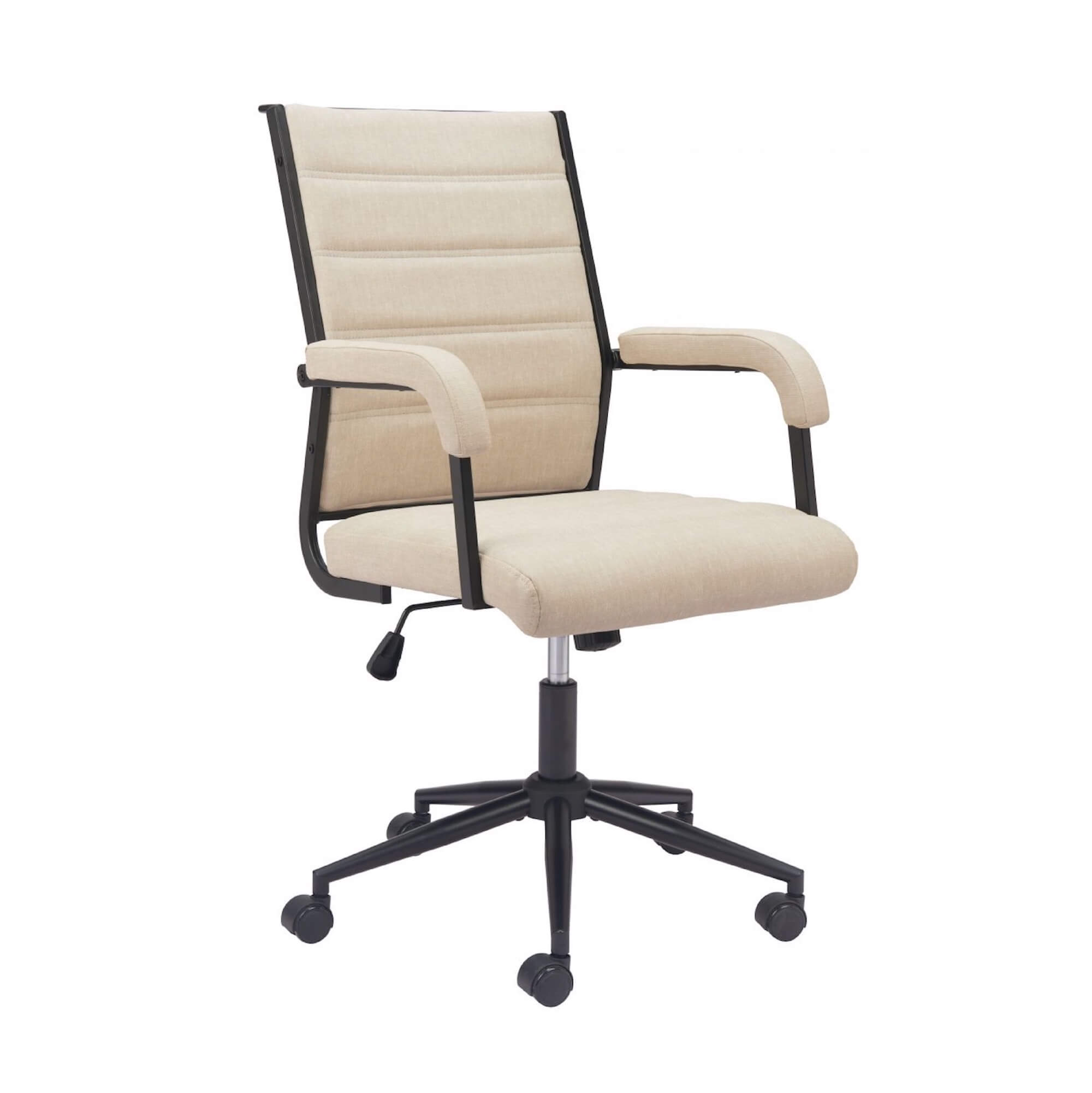 Office furniture chairs office desk chairs vintage executive office chair beige angle front view