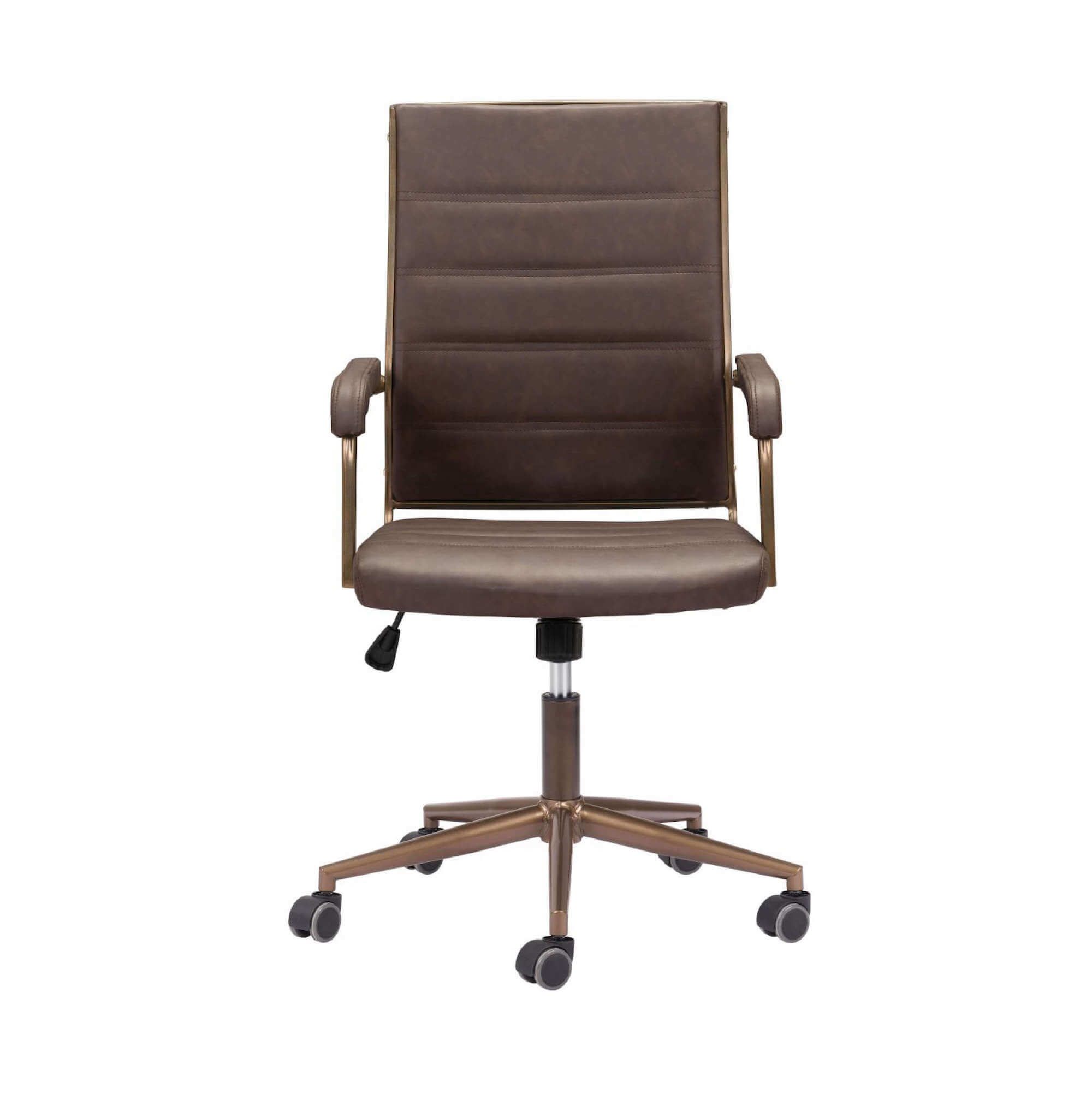 Office furniture chairs office desk chairs vintage executive office chair espresso front view