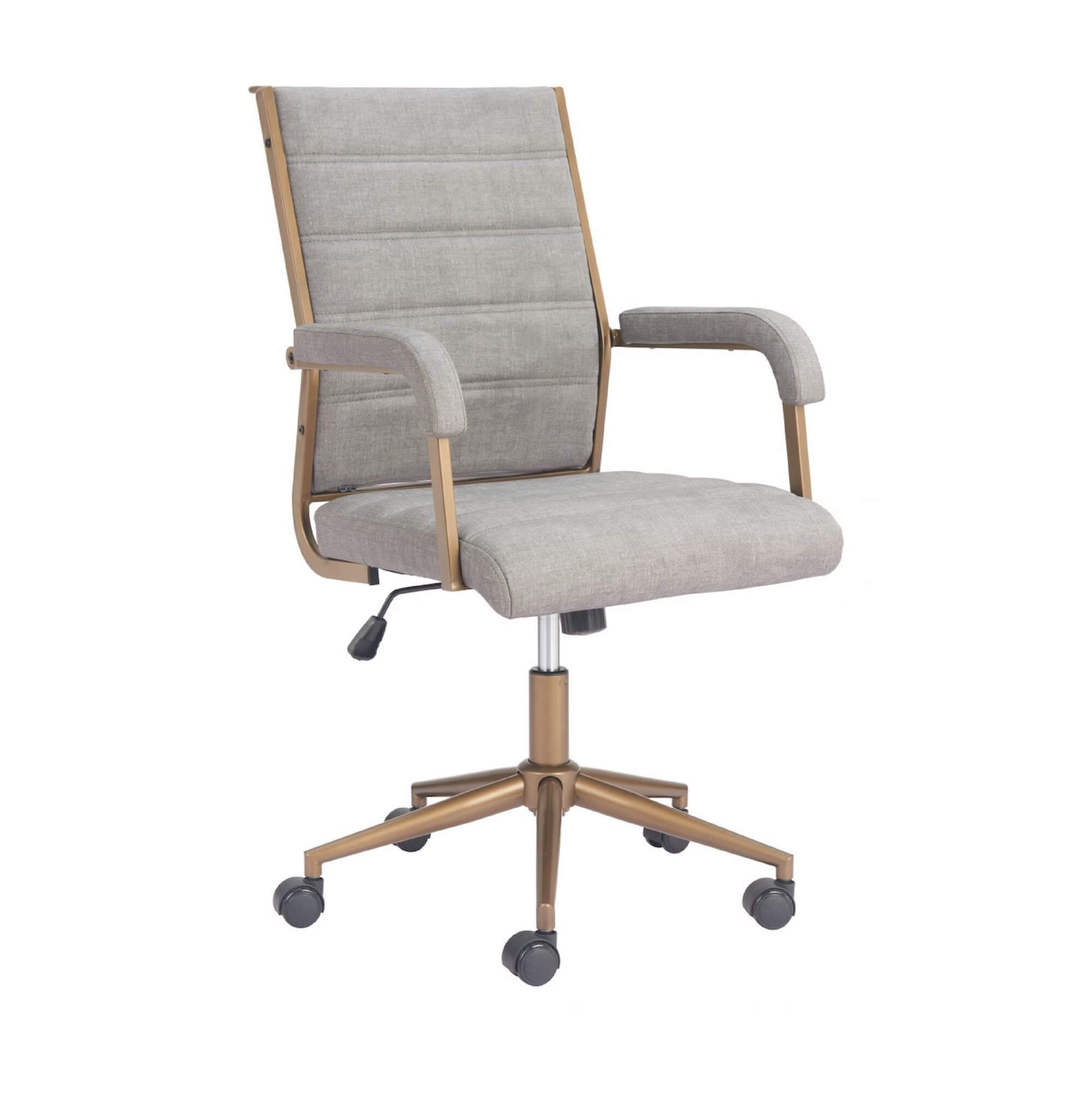 Office furniture chairs office desk chairs vintage executive office chair gray angle view