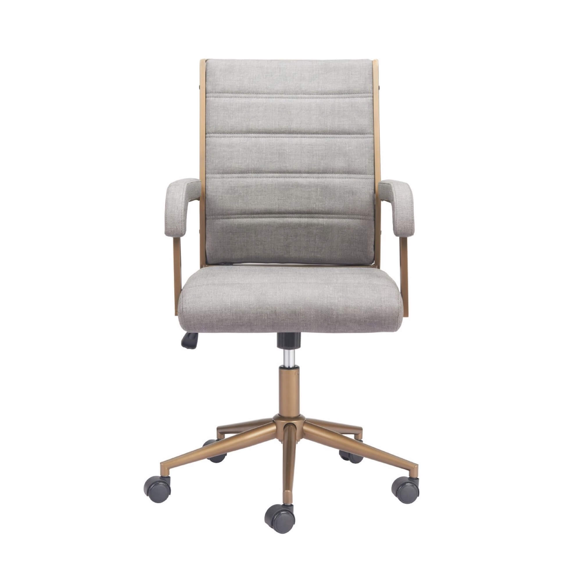Office furniture chairs office desk chairs vintage executive office chair gray front view